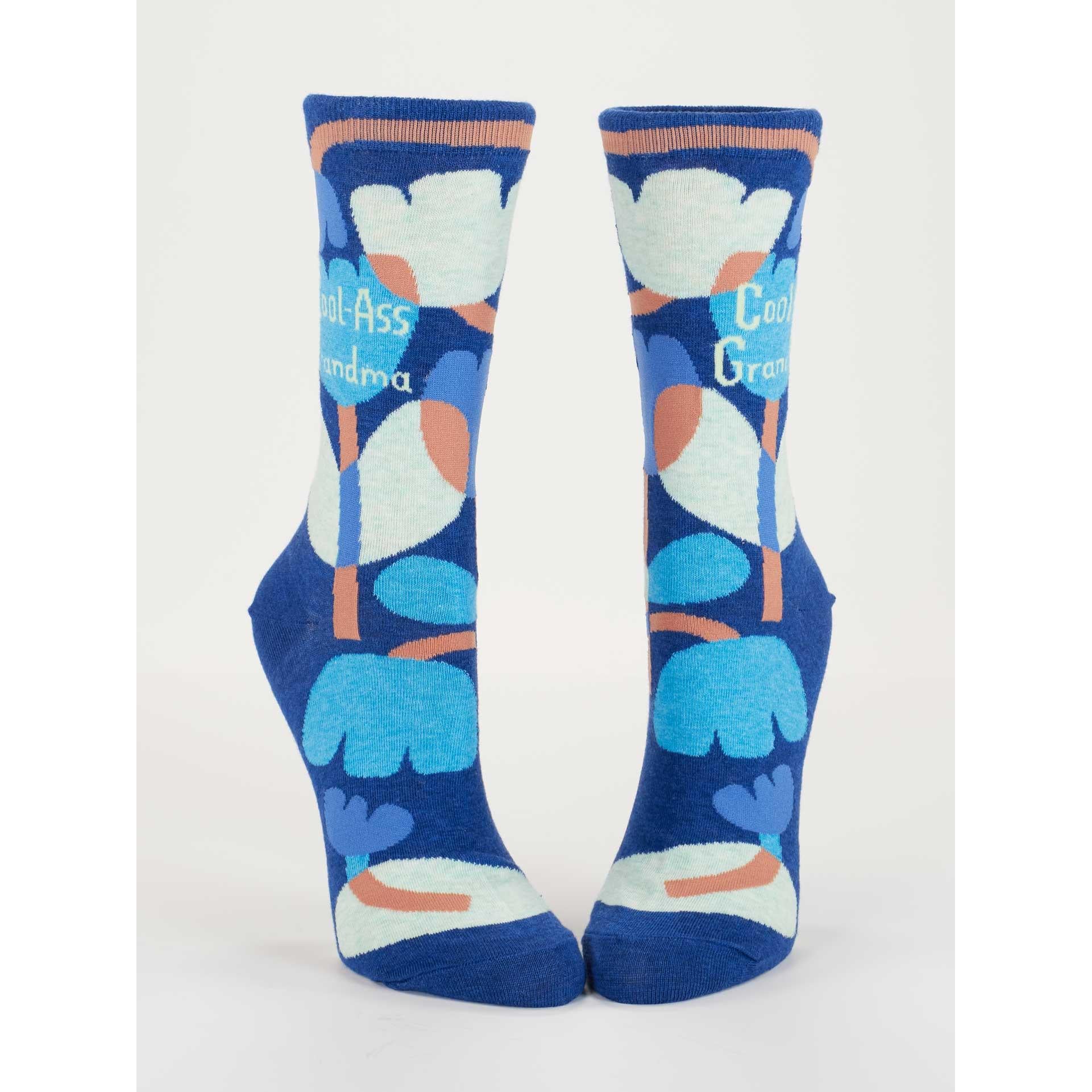 Cool-Ass Grandma Women's Crew Socks | Novelty Funny Socks | BlueQ at GetBullish - Image 3