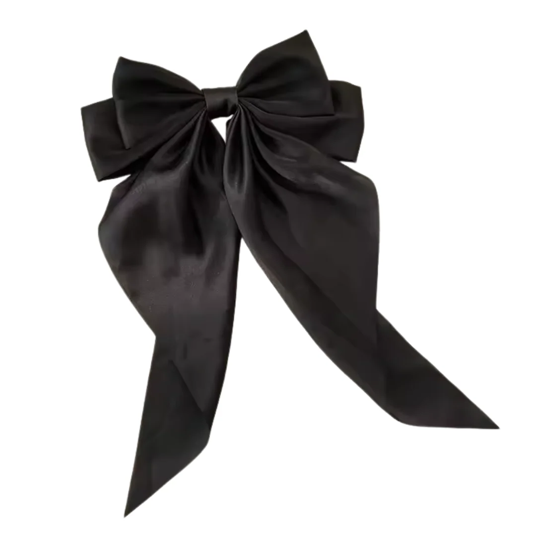 Coquettecore Extra Long Satin Hair Bow in 8 Colors - Image 12