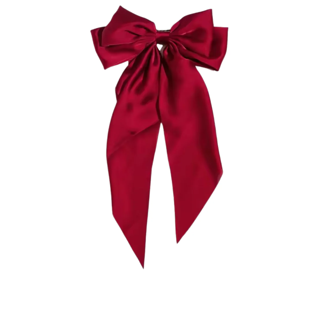 Coquettecore Extra Long Satin Hair Bow in 8 Colors - Image 8