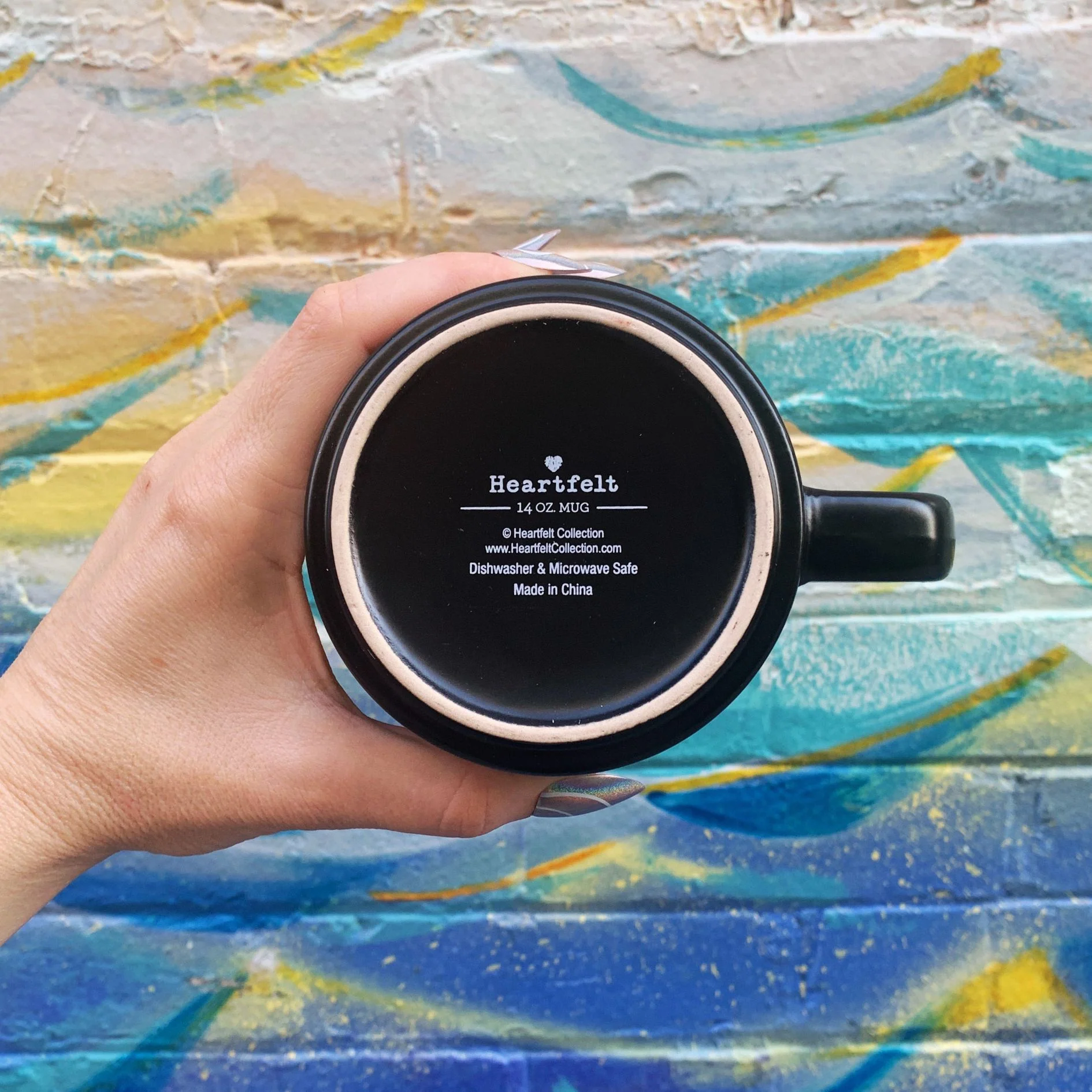 Courage Is Beautiful Stackable Mug | Stoneware Coffee Tea Cup | 14oz. - Image 7