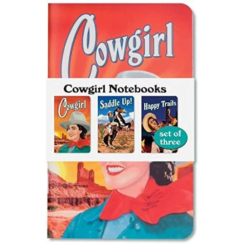 Last Call! Cowgirl Pocket Journal Notebook - Set of 3 - Image 2