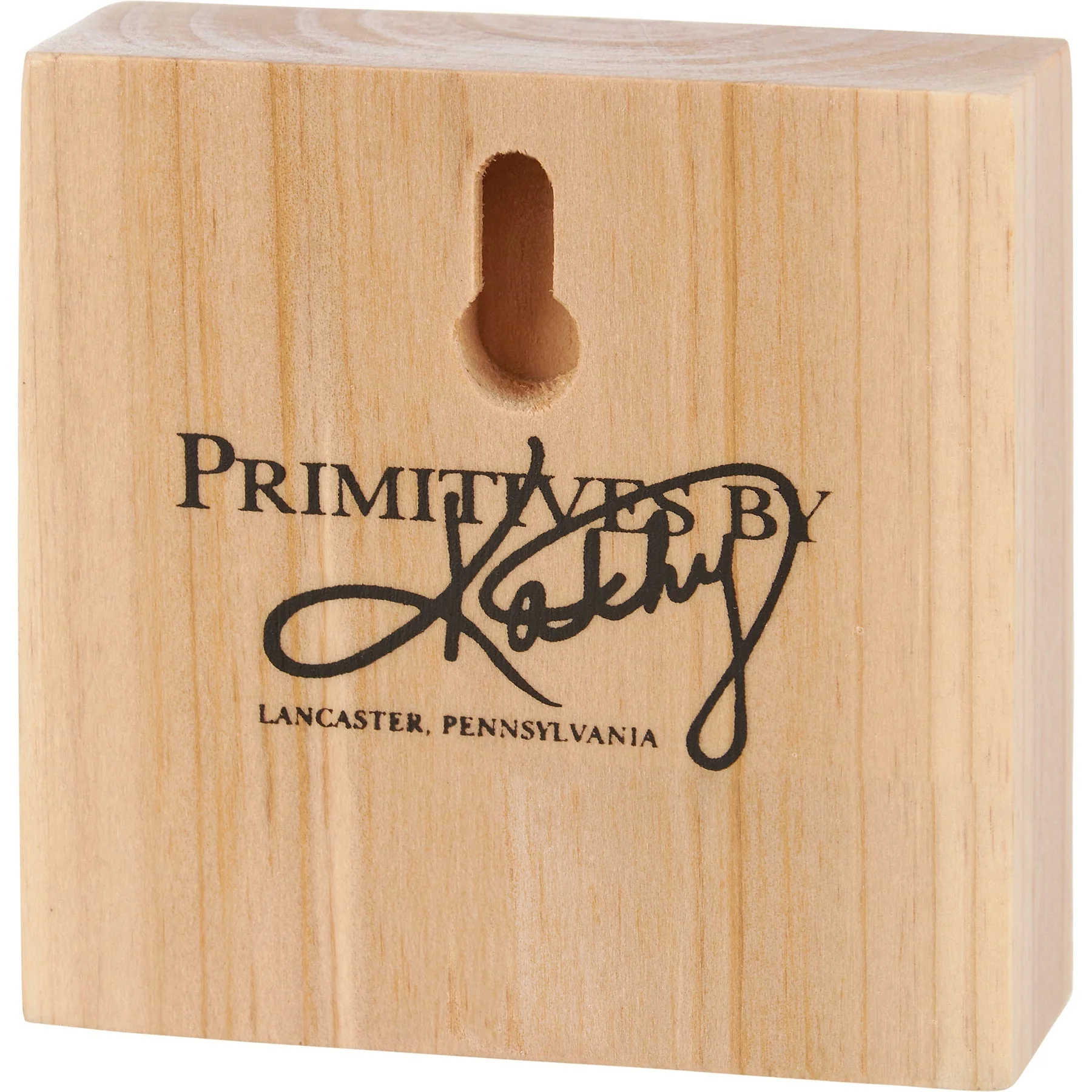 Crazy Love Block Sign | Pre-drilled Keyhole | 3" x 3" - Image 3