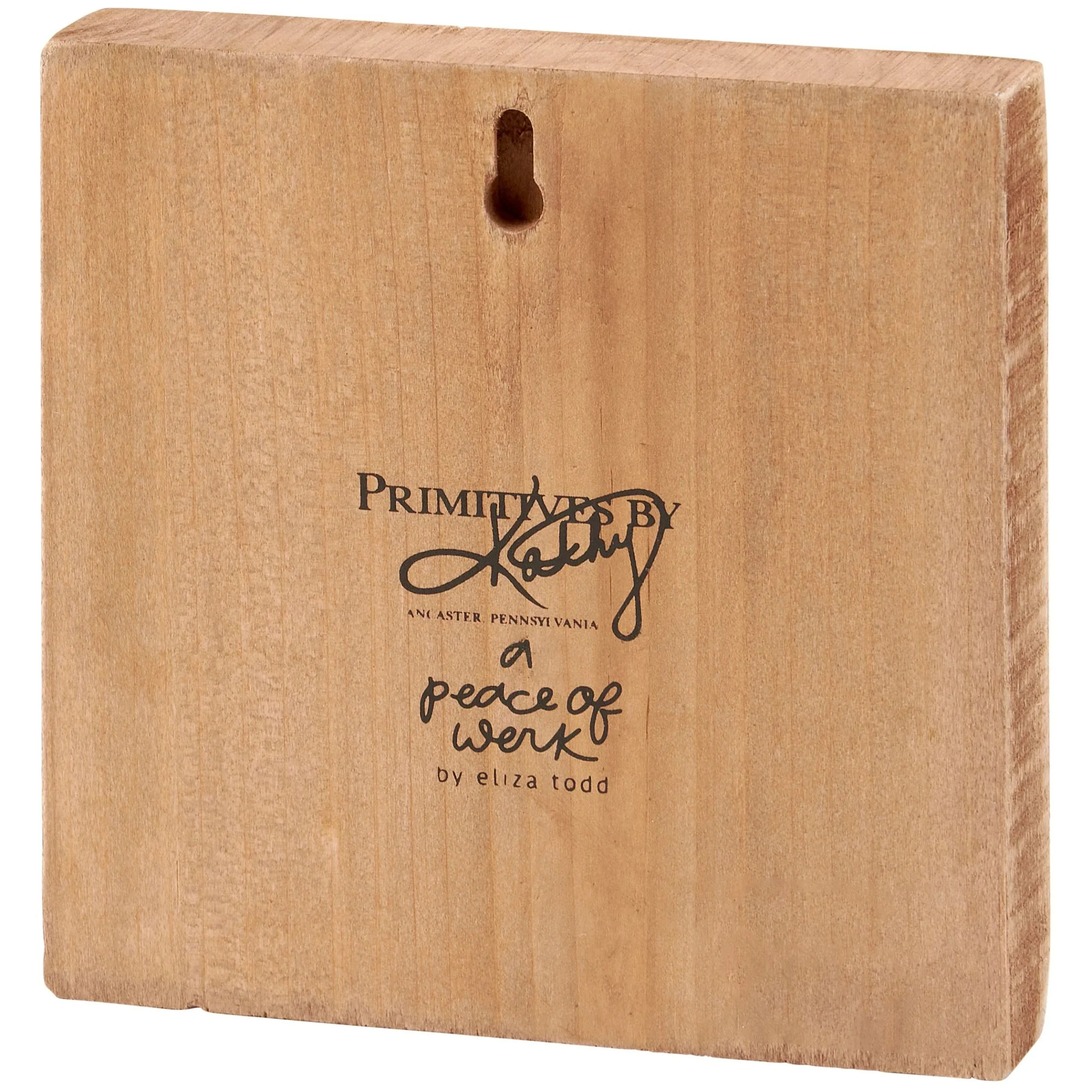 Create Your Own Magic Wooden Block Sign | Inspirational Floral Home Decor | 6" x 6" - Image 3
