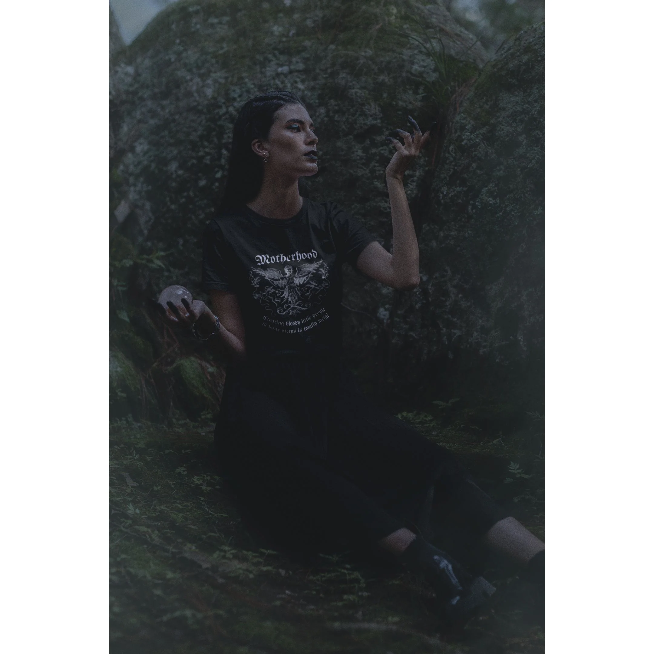 Creating Bloody Little People In Your Uterus is Totally Metal Unisex Jersey Short Sleeve Tee - Image 3