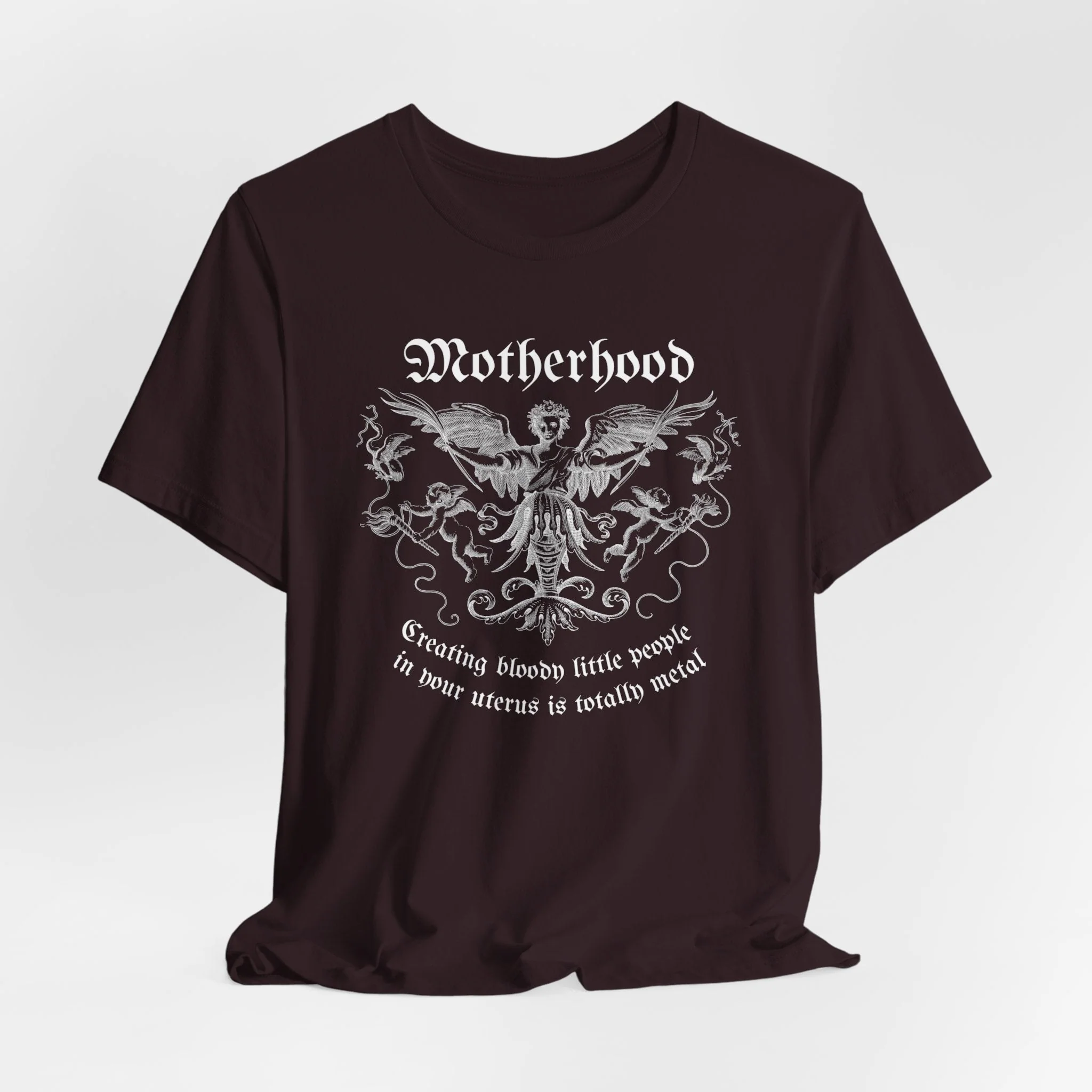 Creating Bloody Little People In Your Uterus is Totally Metal Unisex Jersey Short Sleeve Tee - Image 6
