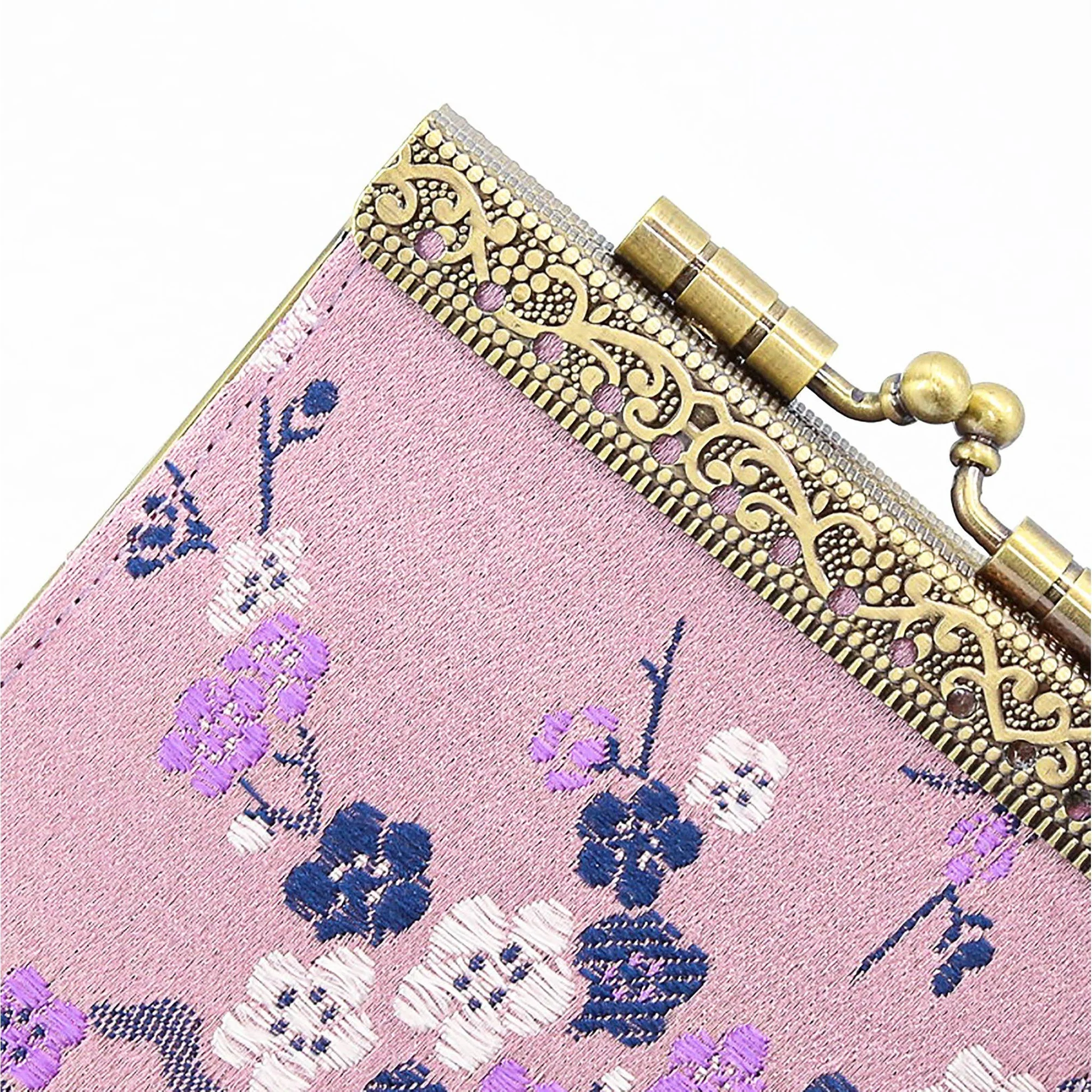 Credit Card Holder in Cherry Blossom Mauve | 10 Slots | RFID Blocking - Image 4