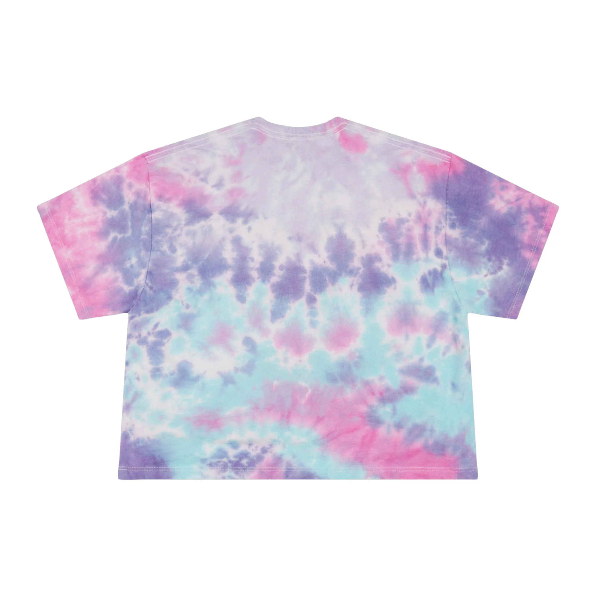 Crusty Old Gen X Lady Who Can't Even Women's Tie-Dye Crop Tee - Image 8