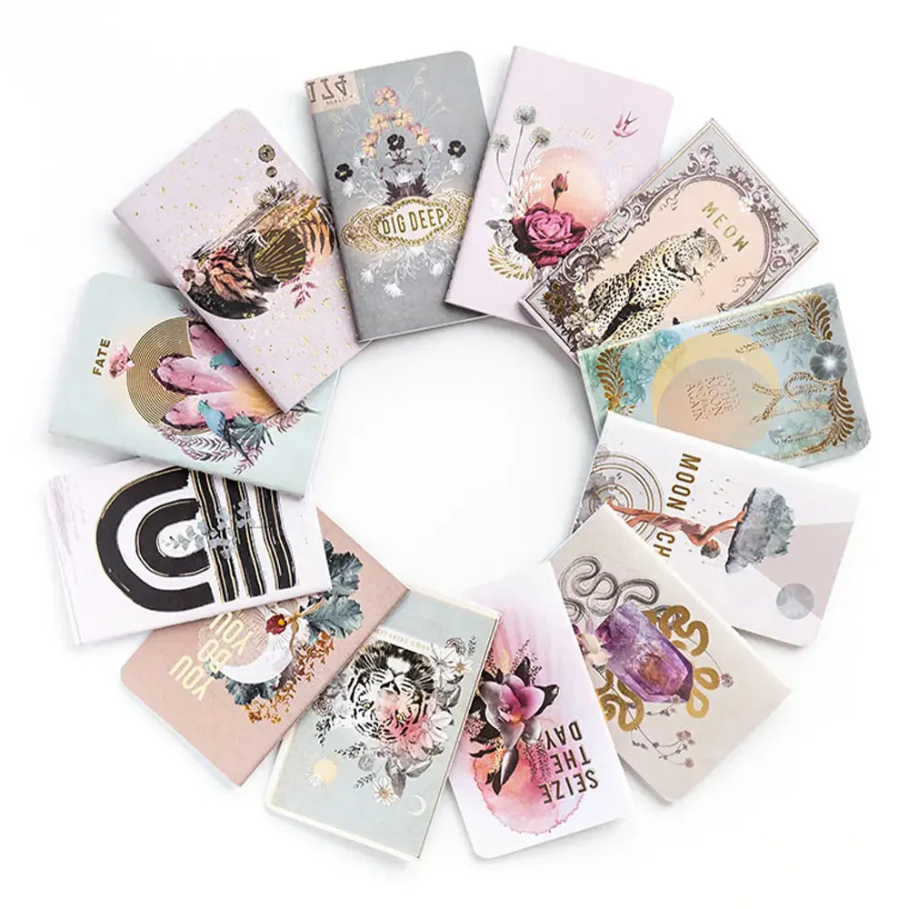 Crystal Fate Mini Notebook | Saddle-Stitched Pocket Notebook - Image 3