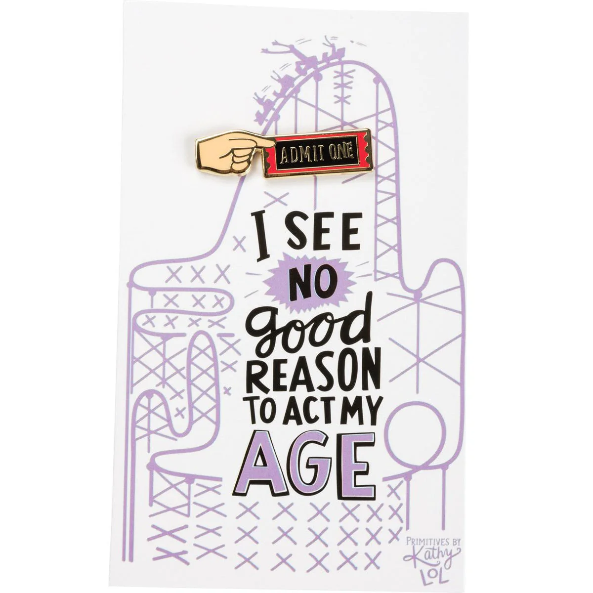 Cute Enamel Pins on Gift Cards - 40+ Options! - Image 155