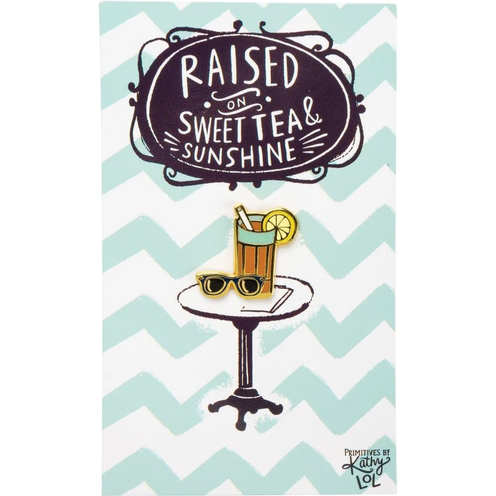 Raised On Sweet Tea & Sunshine Enamel Pin - Image 7