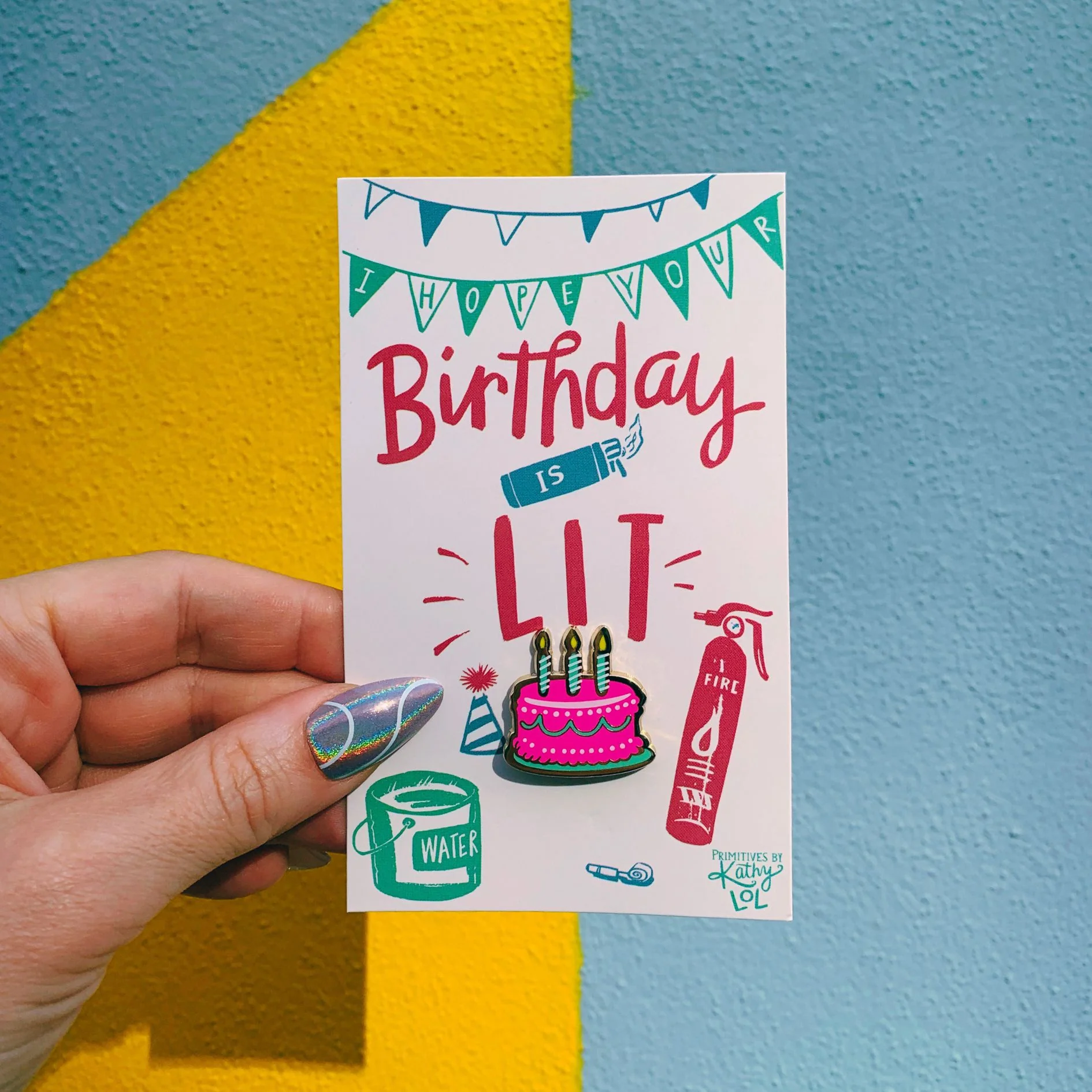 Cute Enamel Pins on Gift Cards - 40+ Options! - Image 97