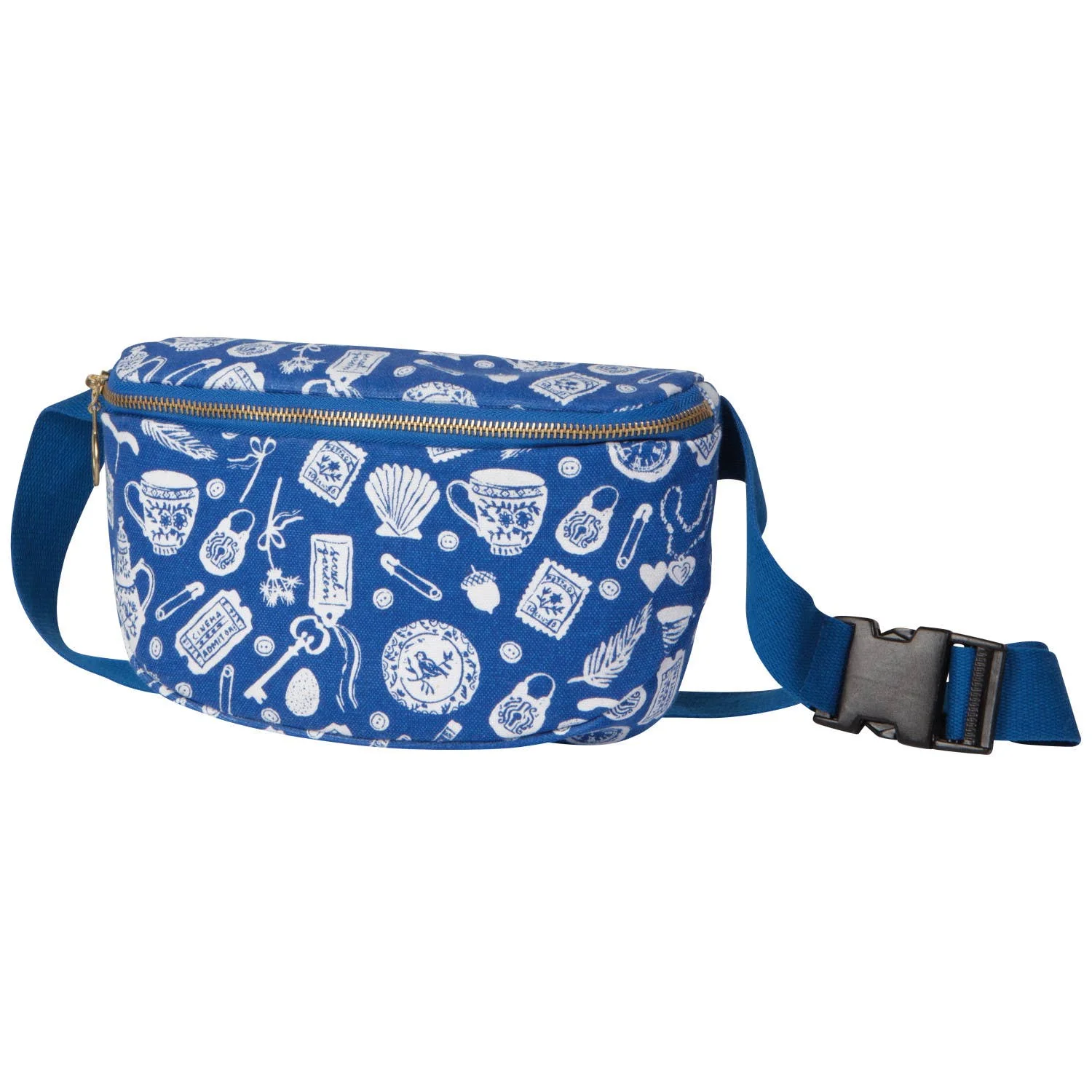 Finders Keepers Cotton Canvas Hip Bag | Adjustable Strap Waist Belt Bag Fanny Pack - Image 4