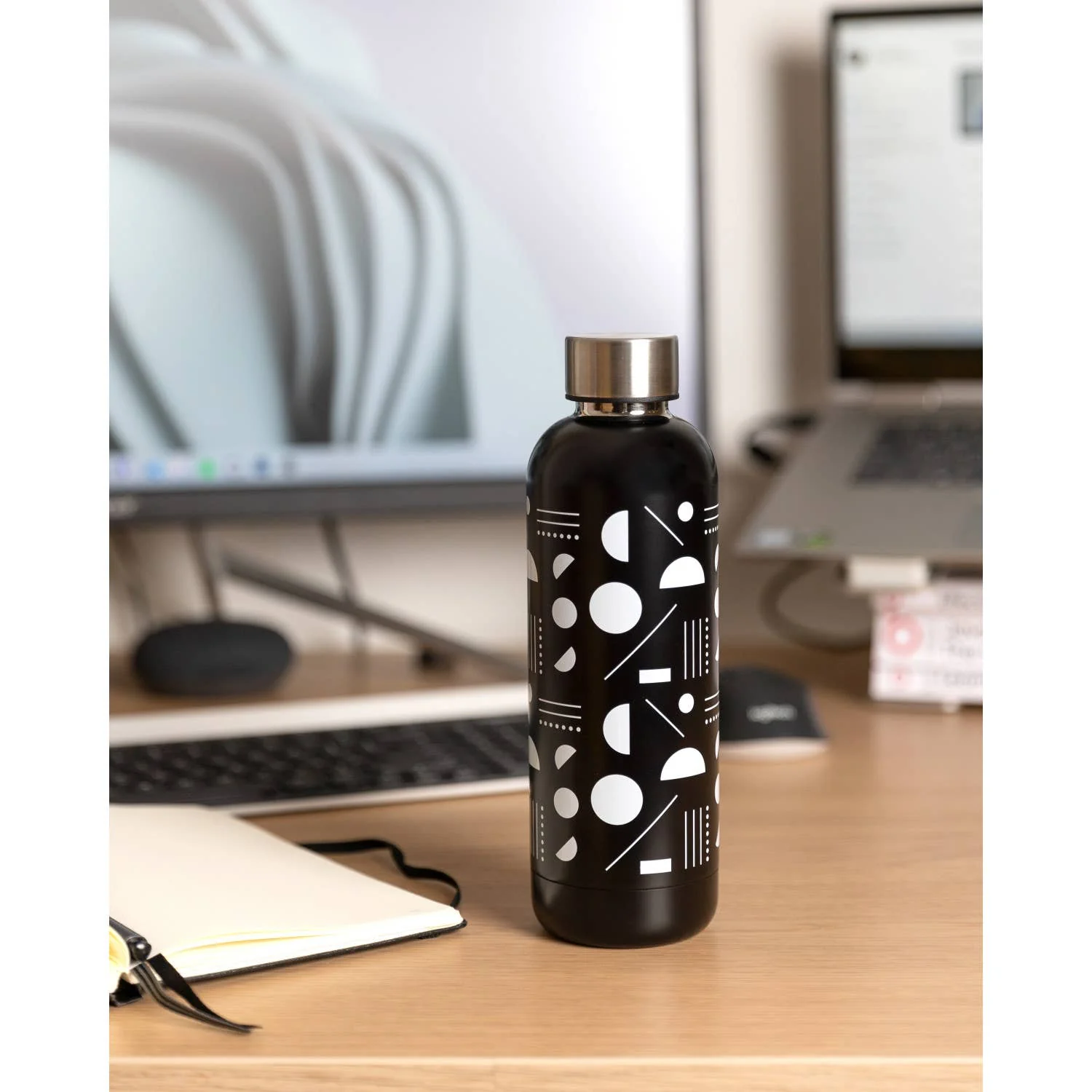 Domino Stainless Steel Water Bottle | Double Walled Reusable Drinkware | 17oz | Gift for Her - Image 7