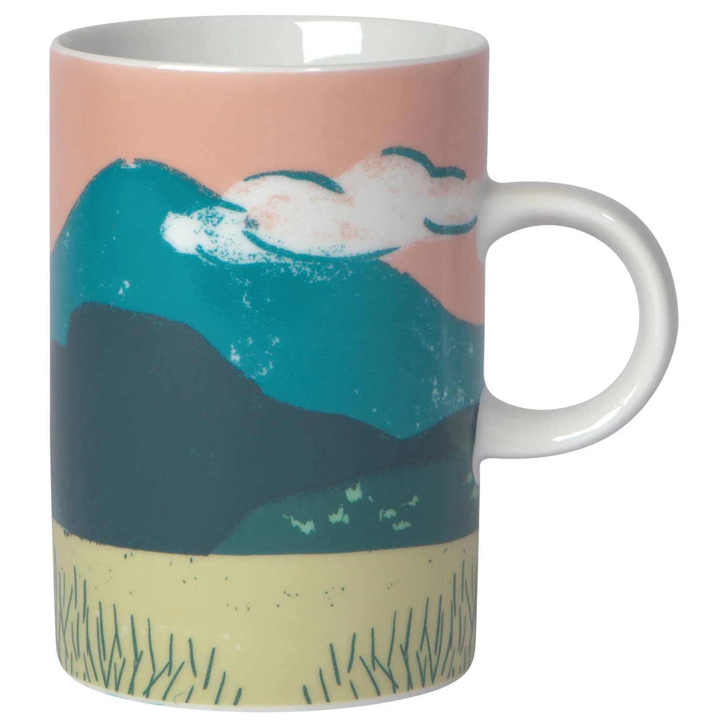 Haven Tall Ceramic Mug | Small Loop Handle Coffee Tea Cup | 14 oz - Image 10