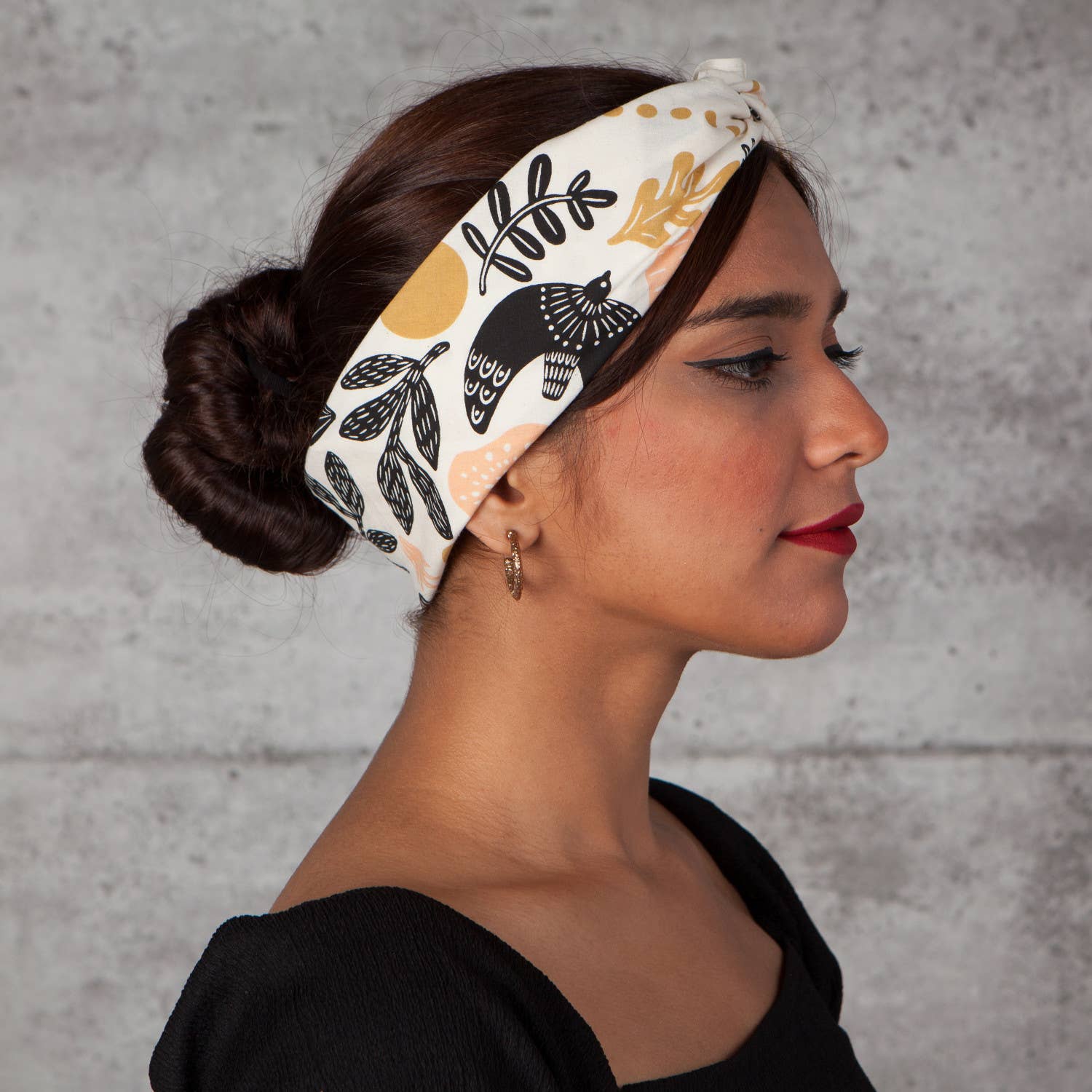 Myth Recycled Cotton Bandana | Handkerchief Neckerchief Scarf | 21"  x  21"