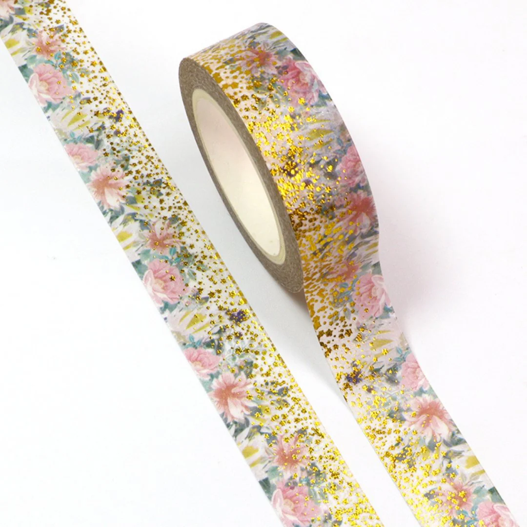 Dappled in Gold Washi Tape | Gift Wrapping and Craft Tape - Image 3