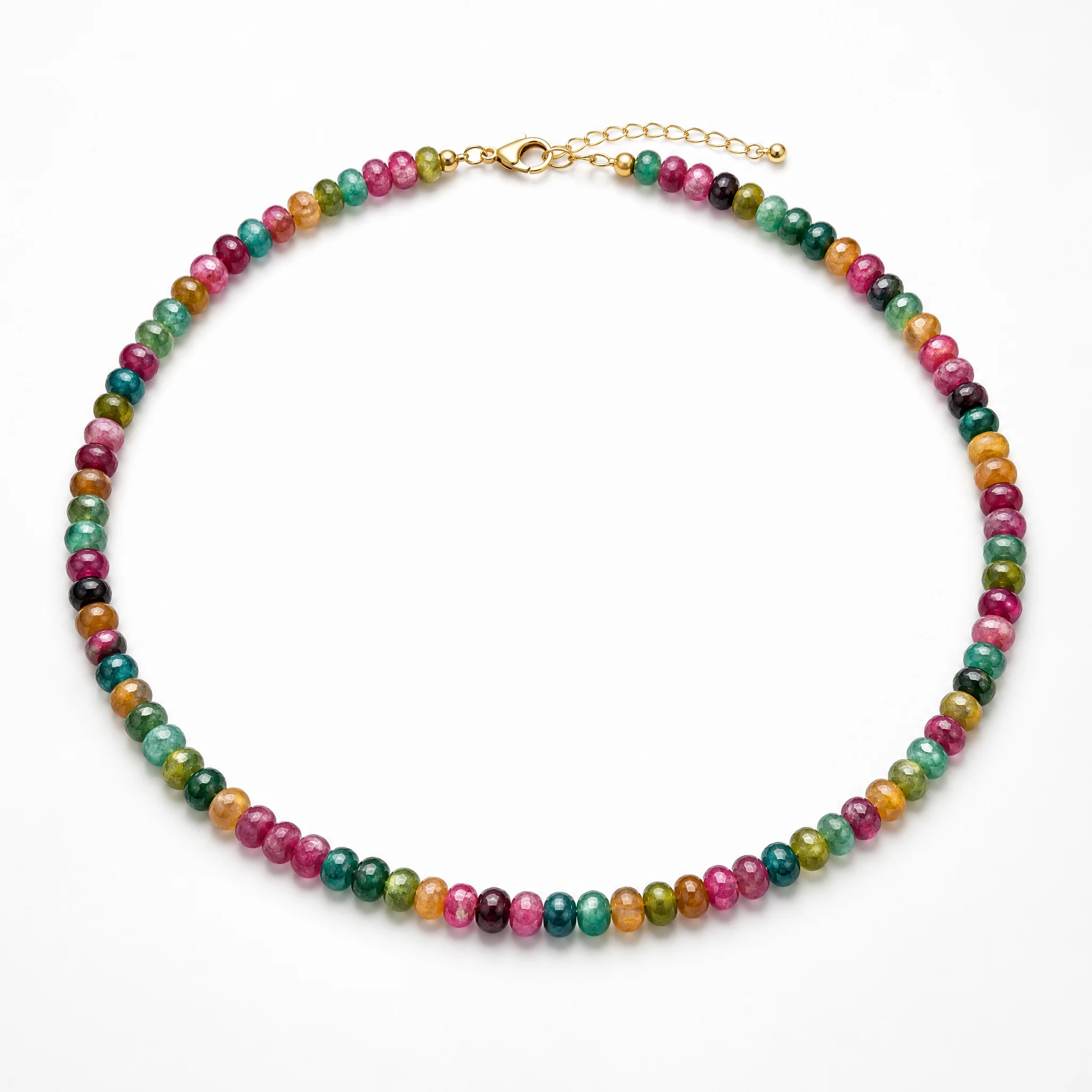 Dark Candy Necklace Genuine Stones