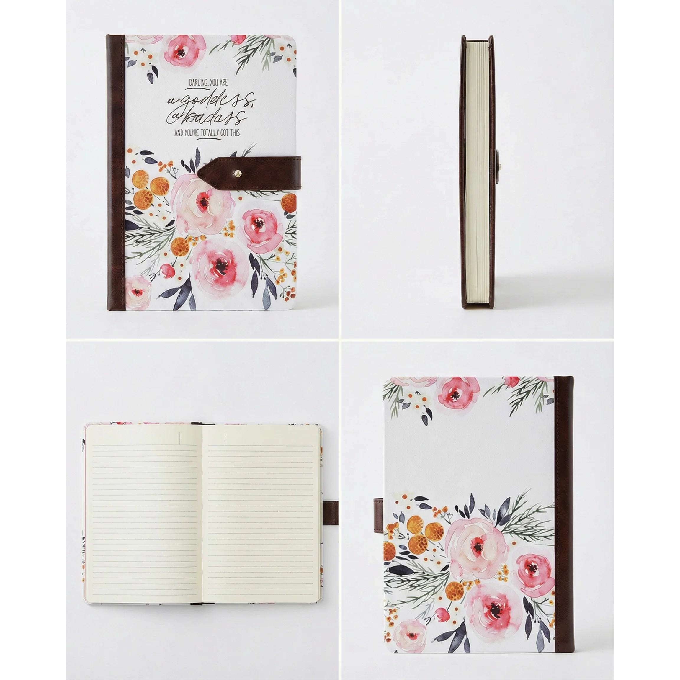 Darling You Are a Goddess Strap Journal | Inspirational Motivational Notebook - Image 5