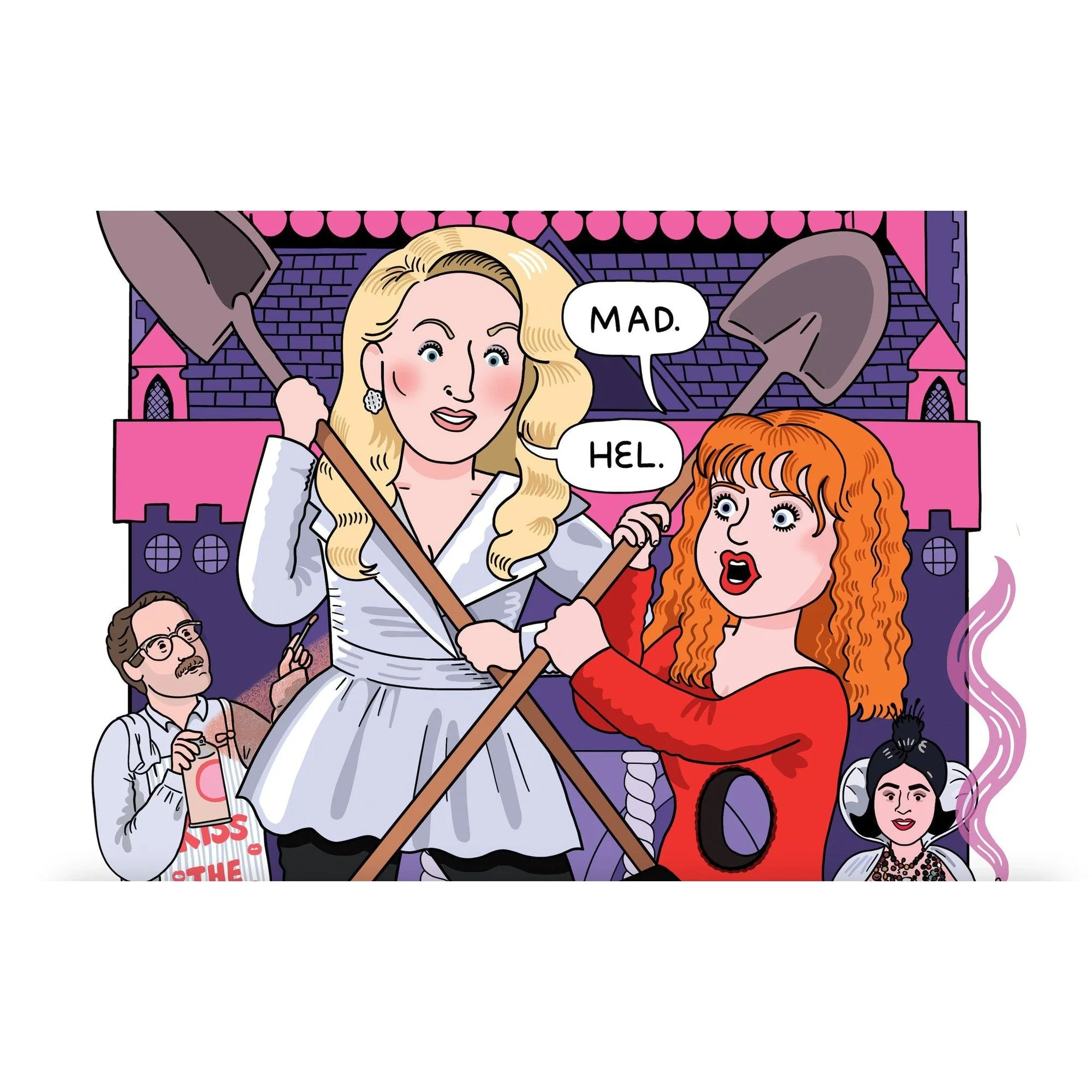 Death Becomes Her Art Print Movie Poster | Colored Illustrated Wall Decor | 8.5 x 11" Unframed - Image 5