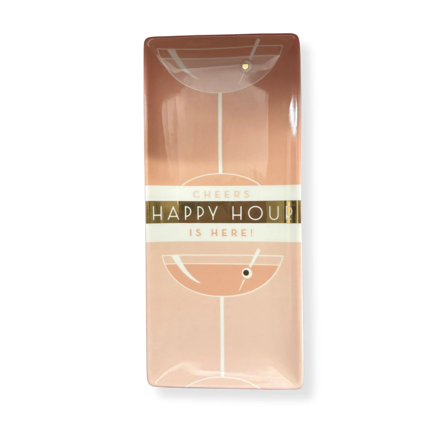 Deco Style Happy Hour is Here Vertical Tray in Gift Box - Image 3