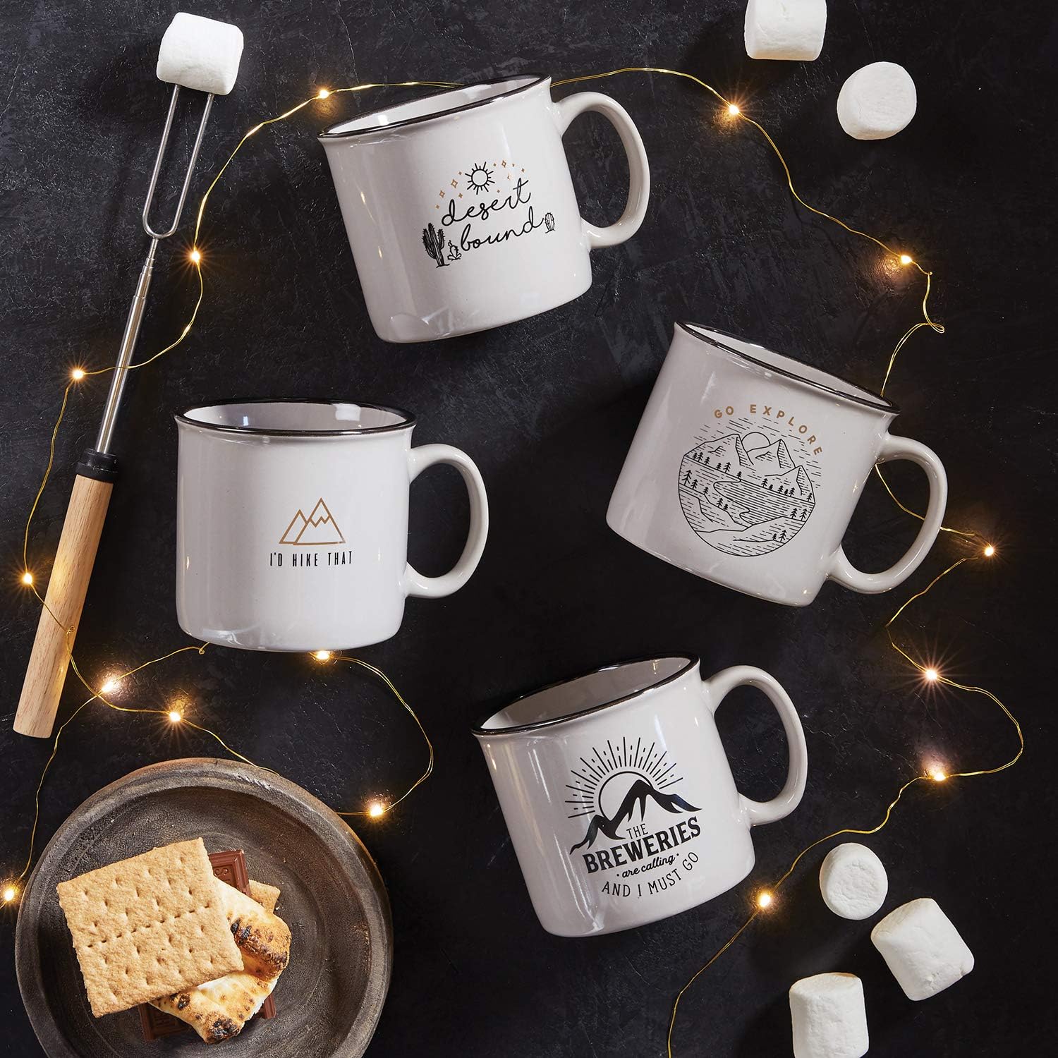 Desert Bound Grey Campfire Mug | 13 oz. - Image 2