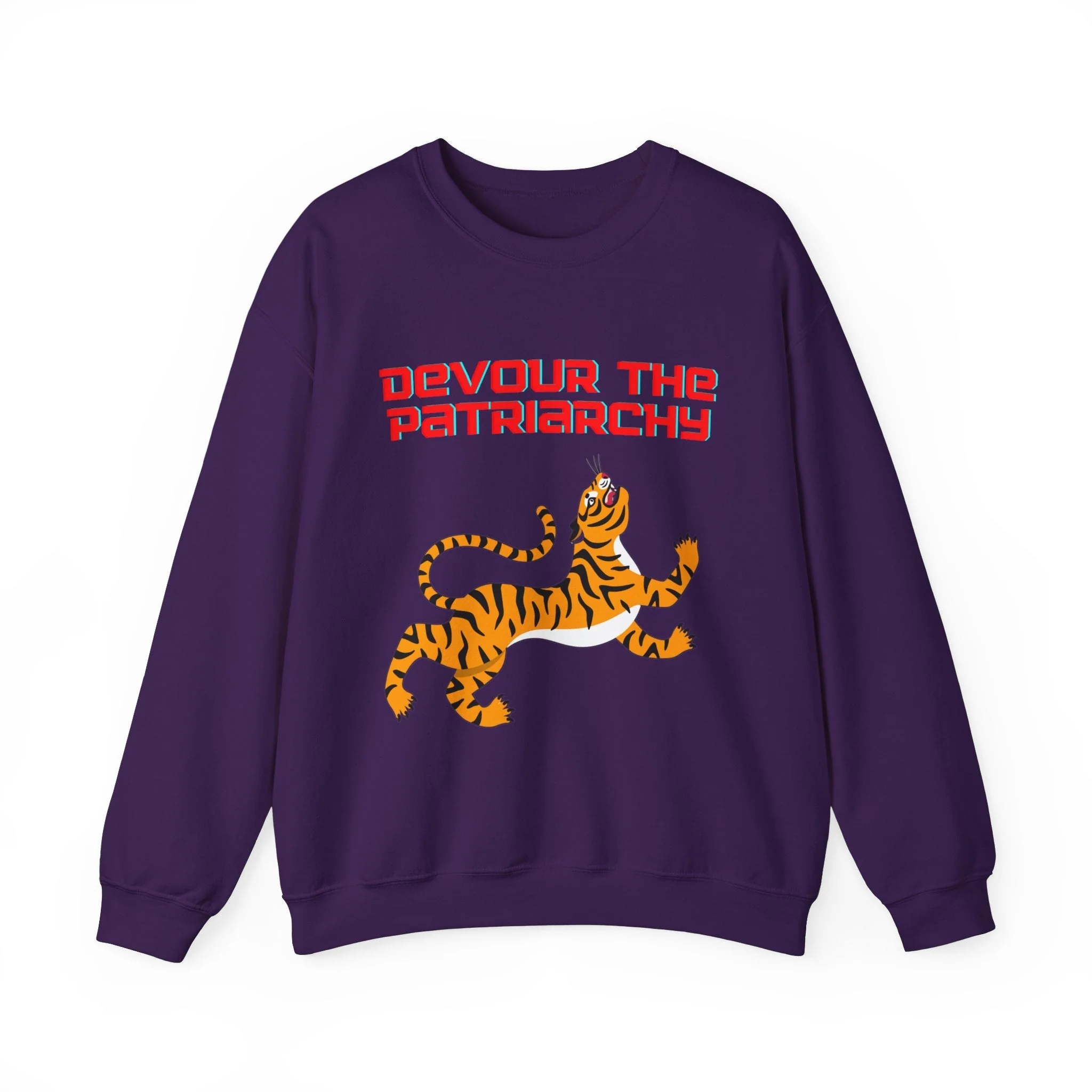 Devour the Patriarchy Unisex Heavy Blend™ Crewneck Sweatshirt Sizes SM-5XL | Plus Size Available - Image 10