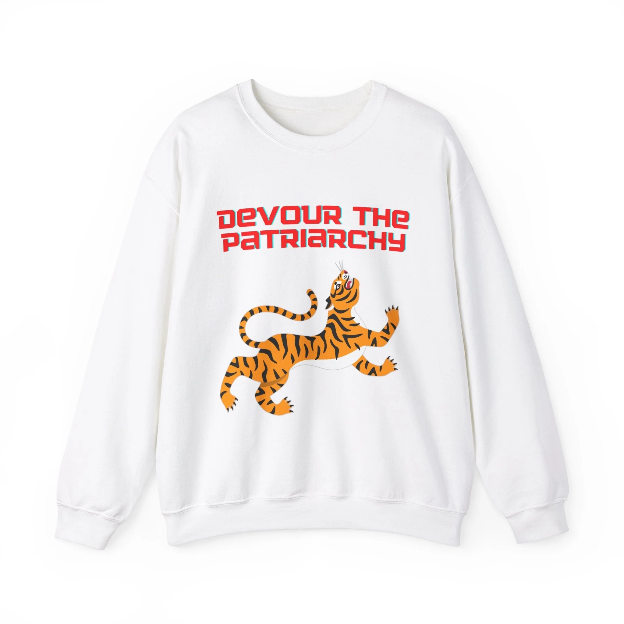 Devour the Patriarchy Unisex Heavy Blend™ Crewneck Sweatshirt Sizes SM-5XL | Plus Size Available - Image 11