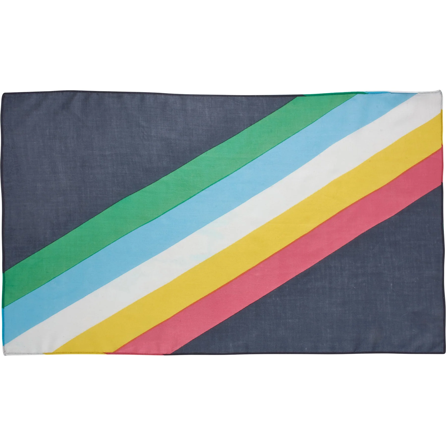 Disability Pride Small Scarf | Disability Flag Color Rainbow Stripe Bandana | 30" x 18" - Image 8