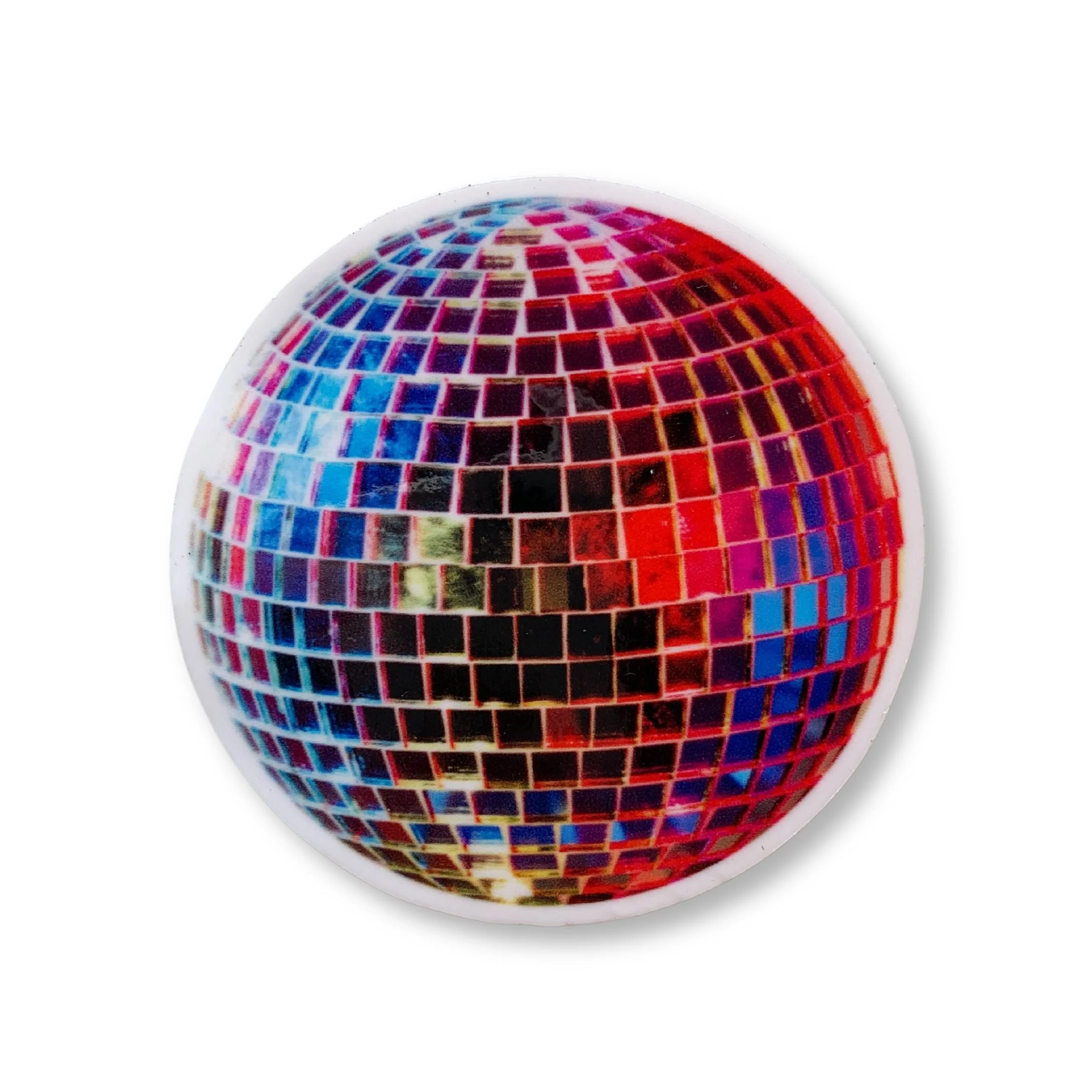 Disco Ball Sticker | 70's Retro Vinyl Die Cut Sticker - Image 2
