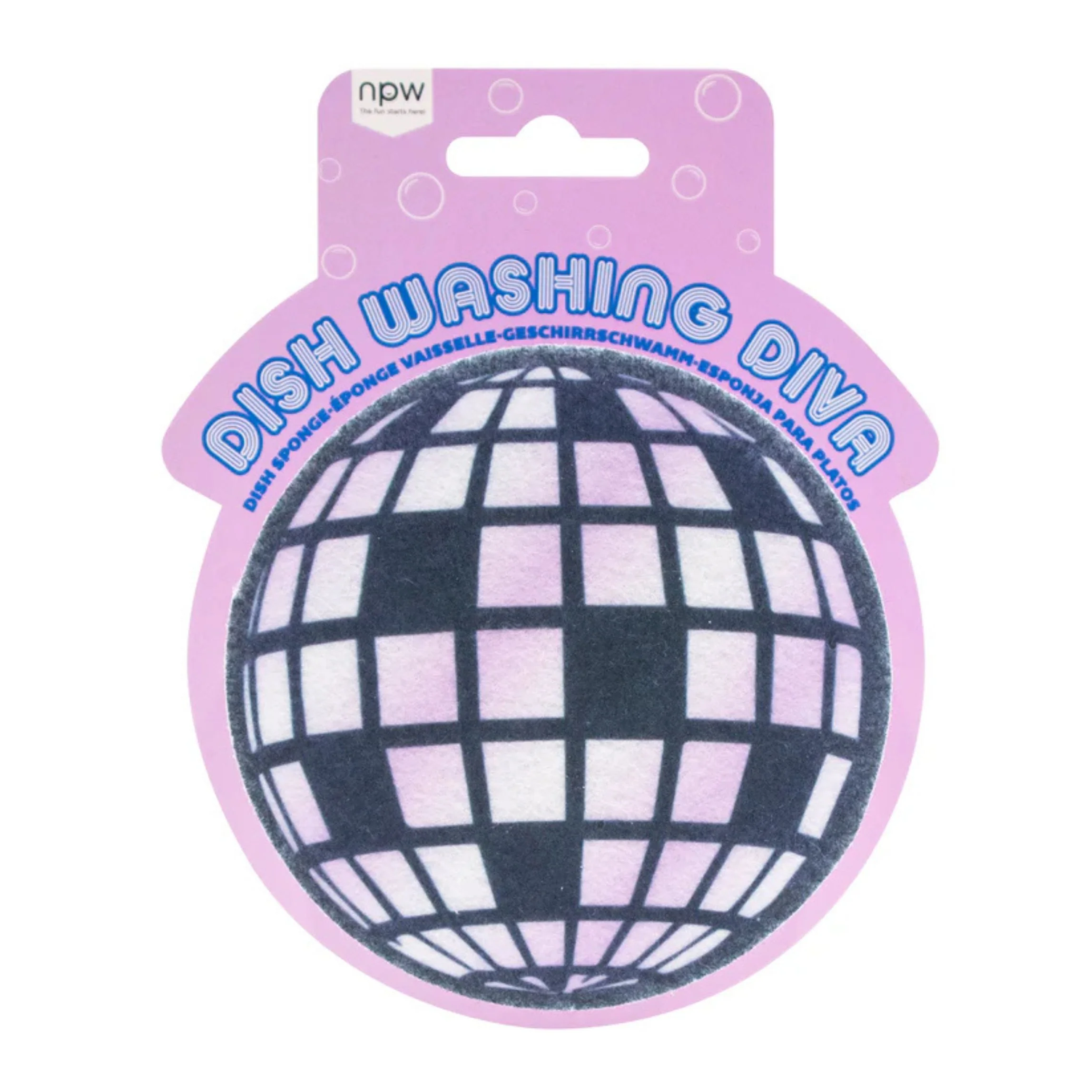 Disco Sponge | "Disco Diva" Non-Scratch Dish Washing Kitchen Sponge - Image 4