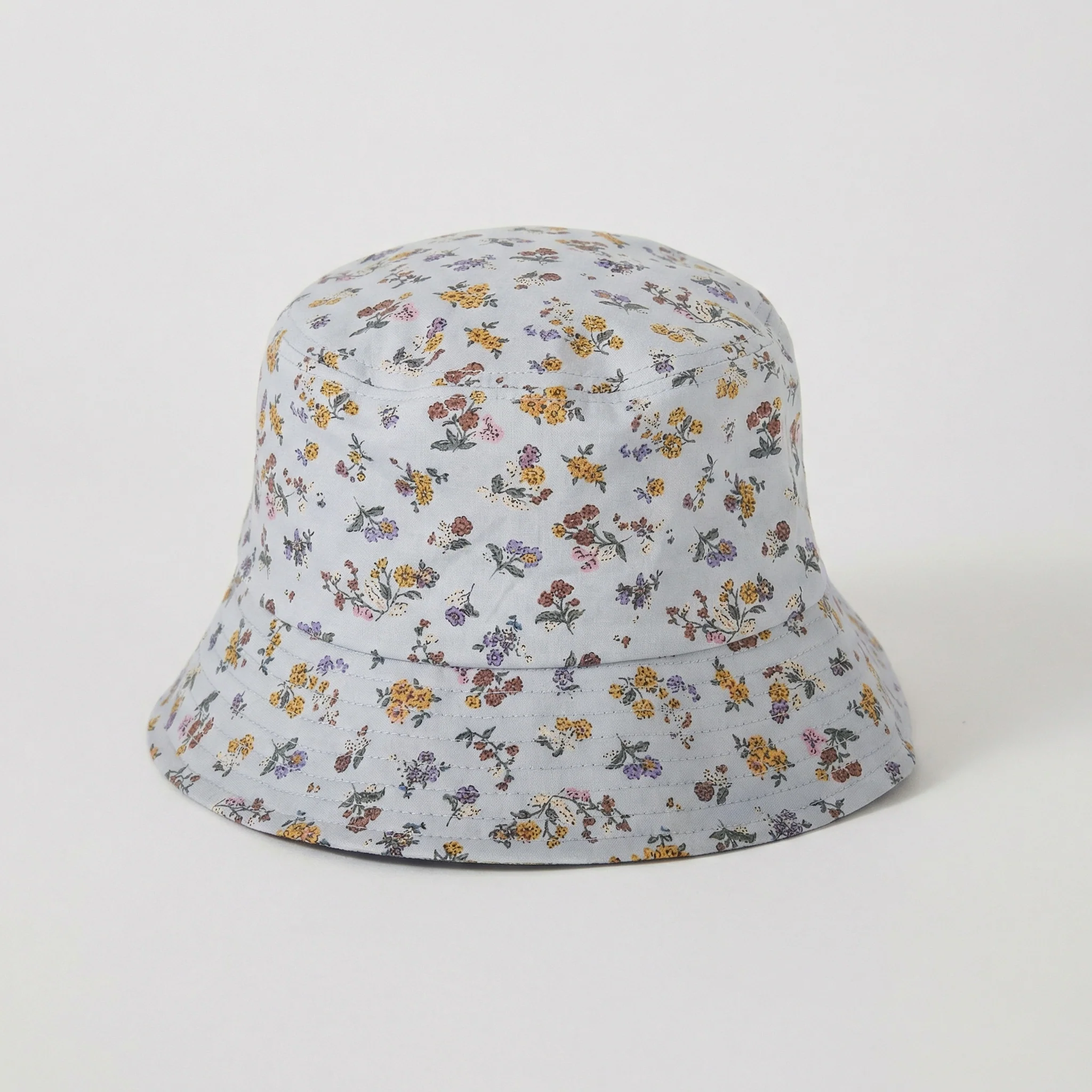 Ditsy Floral Print Bucket Hat | 100% Cotton Vintage-Inspired Sun Hat for Women & Teens - Image 4