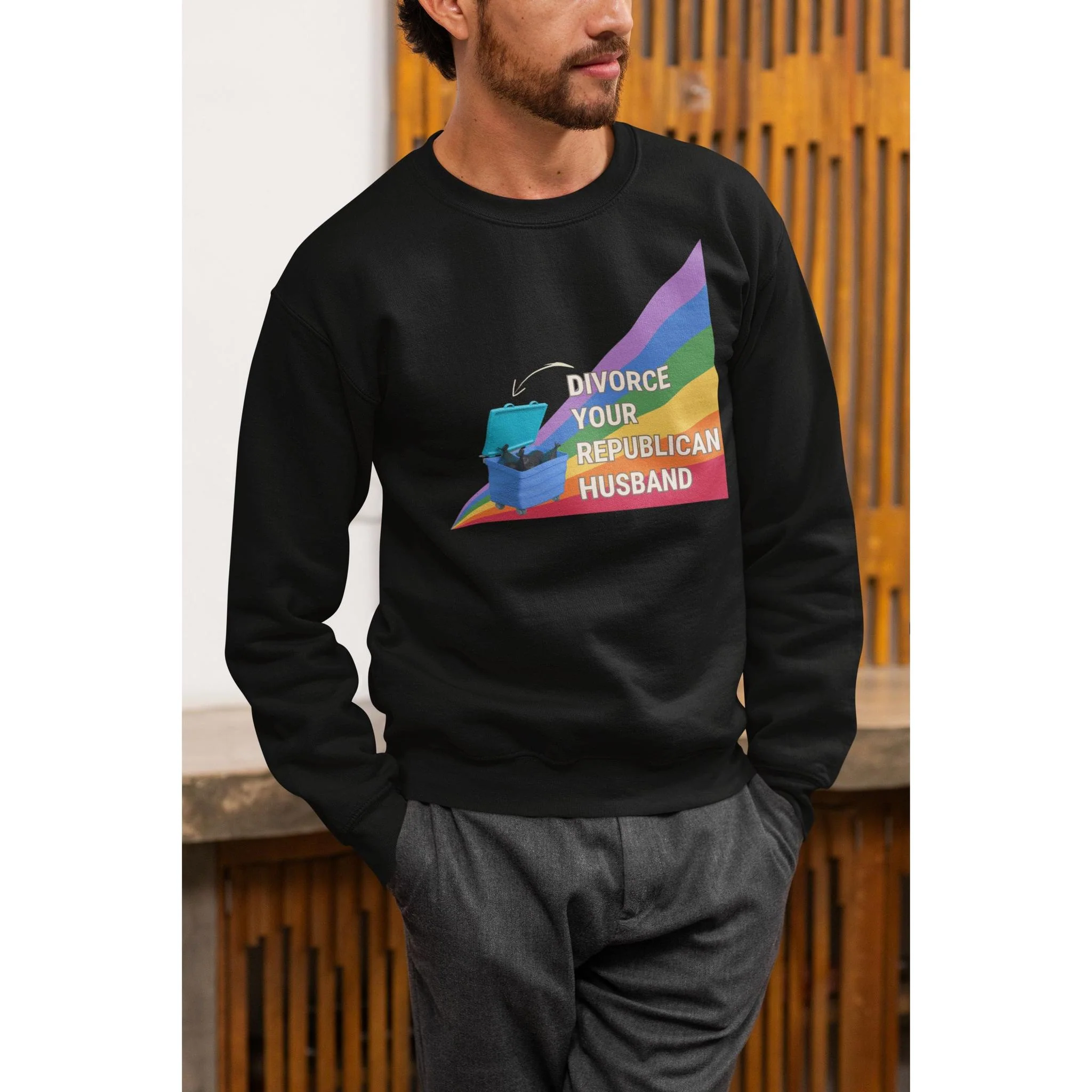 Divorce Your Republican Husband Unisex Heavy Blend™ Crewneck Sweatshirt [Size S-5X] - Image 10