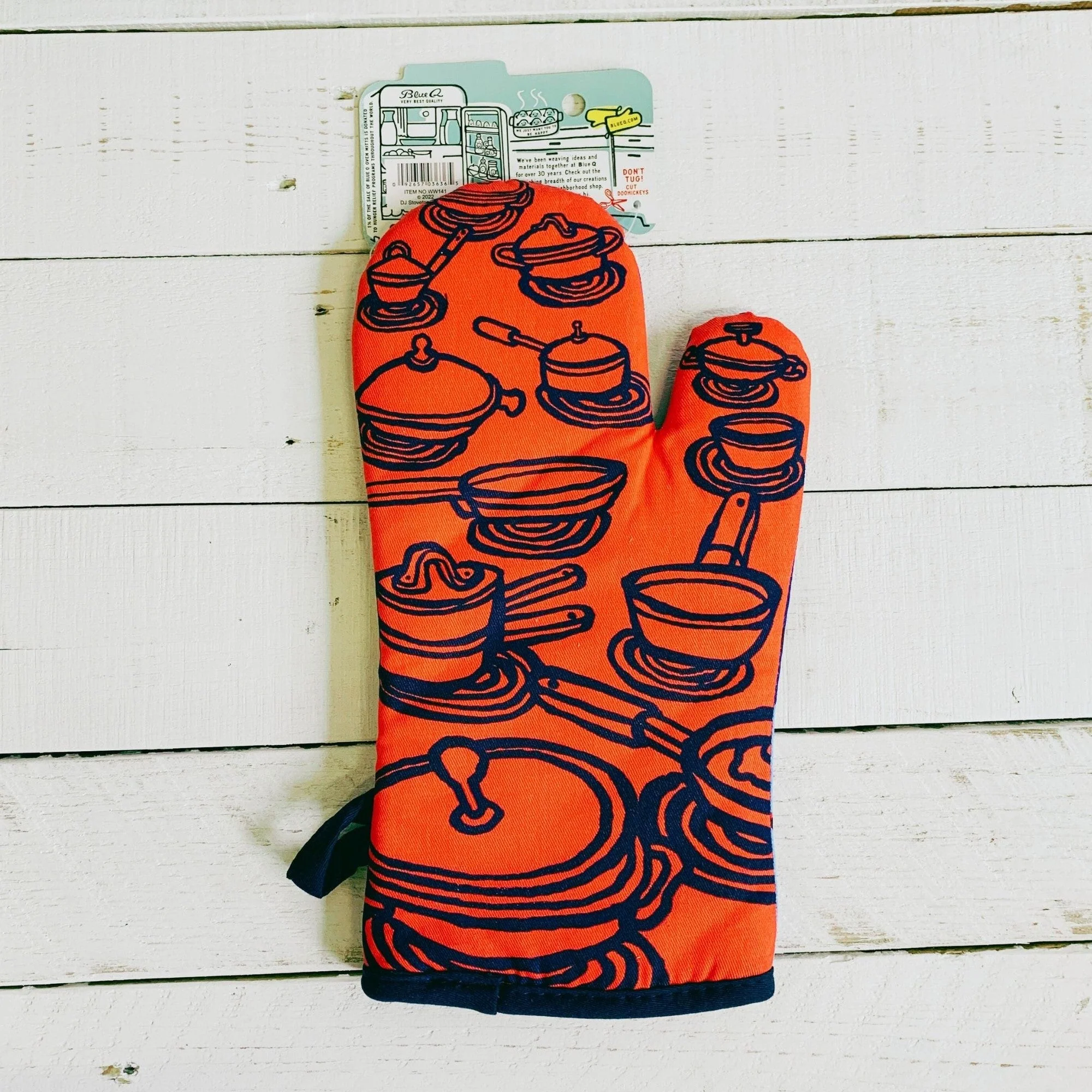 DJ Stovetop Thermal Oven Mitt | Kitchen Thermal Single Pot Holder | Unisex or Men's Gift | BlueQ at GetBullish - Image 6