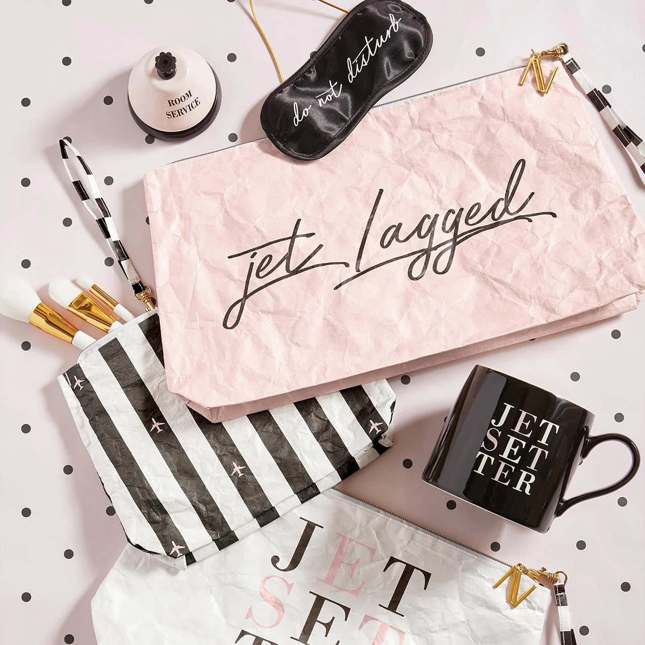 Do Not Disturb Eye Mask + Out of Service Stemless Wine Glass Gift Set - Image 5