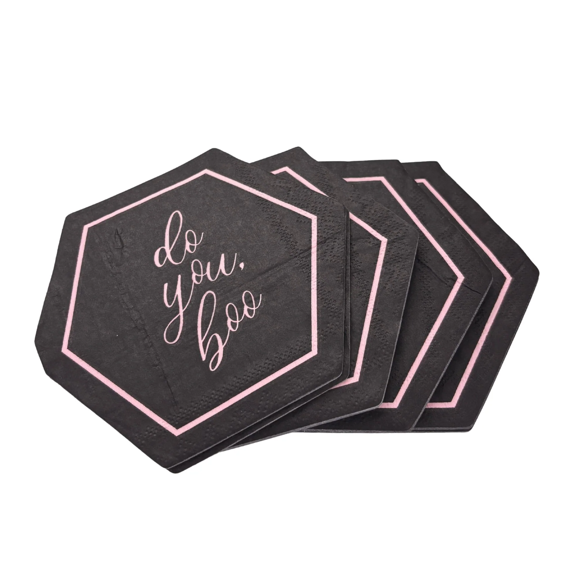 Do You, Boo Die-Cut Party/Beverage/Cocktail Napkins - Image 3