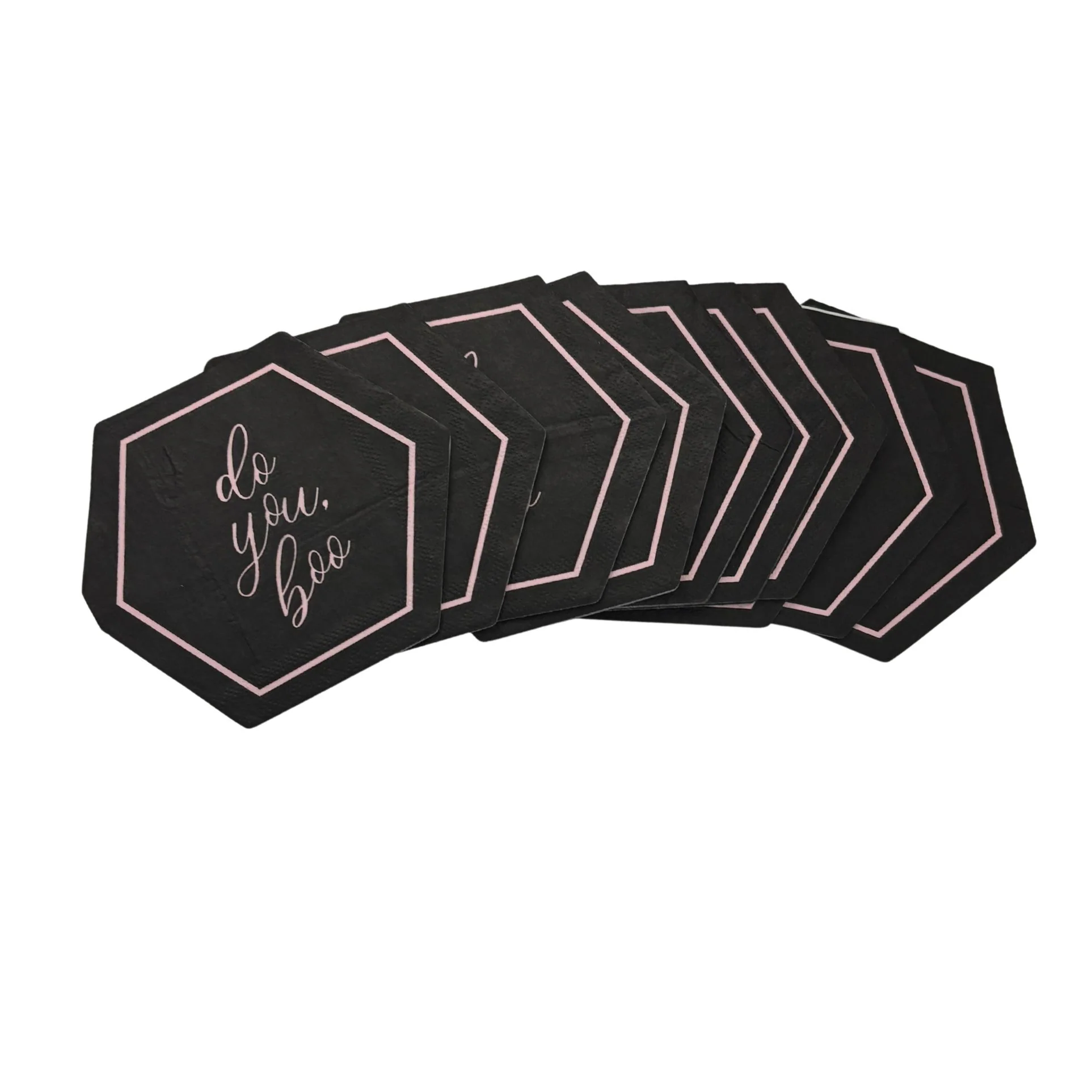 Do You, Boo Die-Cut Party/Beverage/Cocktail Napkins - Image 4