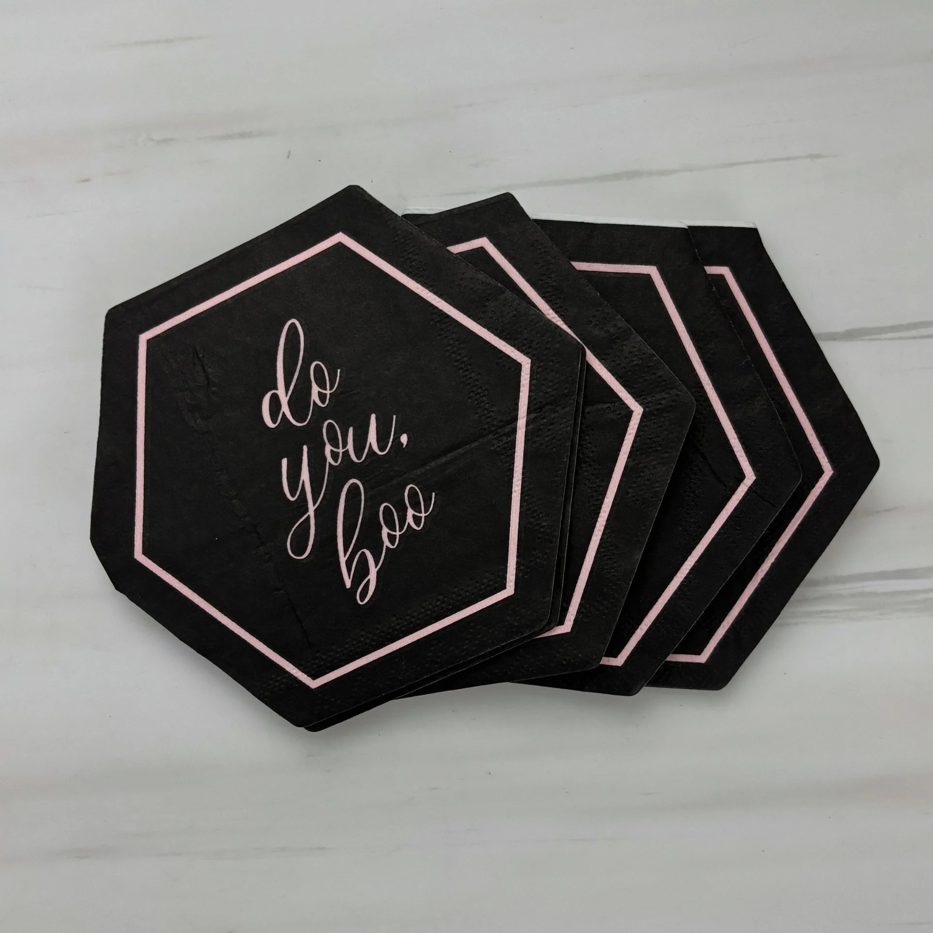 Do You, Boo Die-Cut Party/Beverage/Cocktail Napkins - Image 9