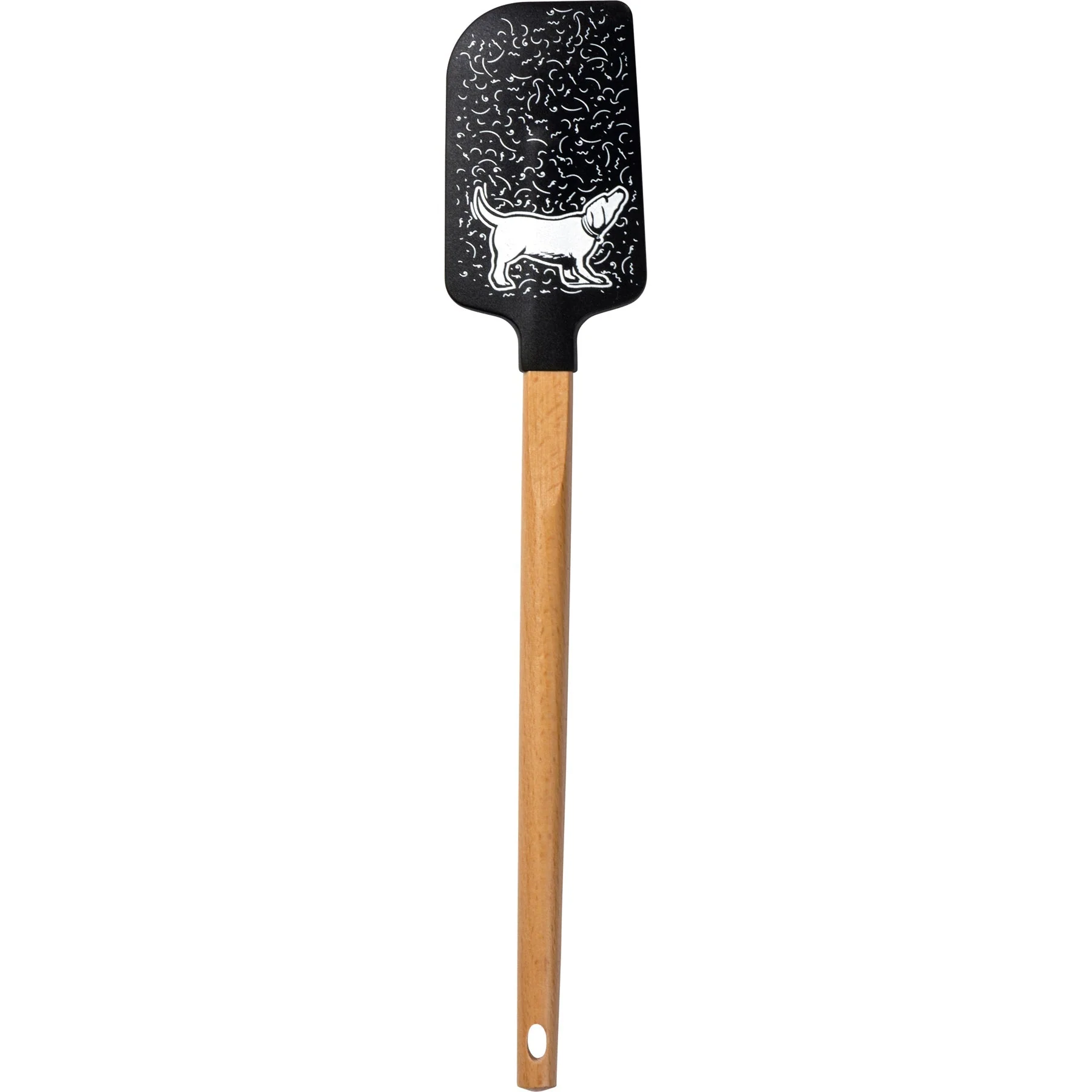 Dog Hair Is Part of The Recipe Spatula With A Wooden Handle - Image 4