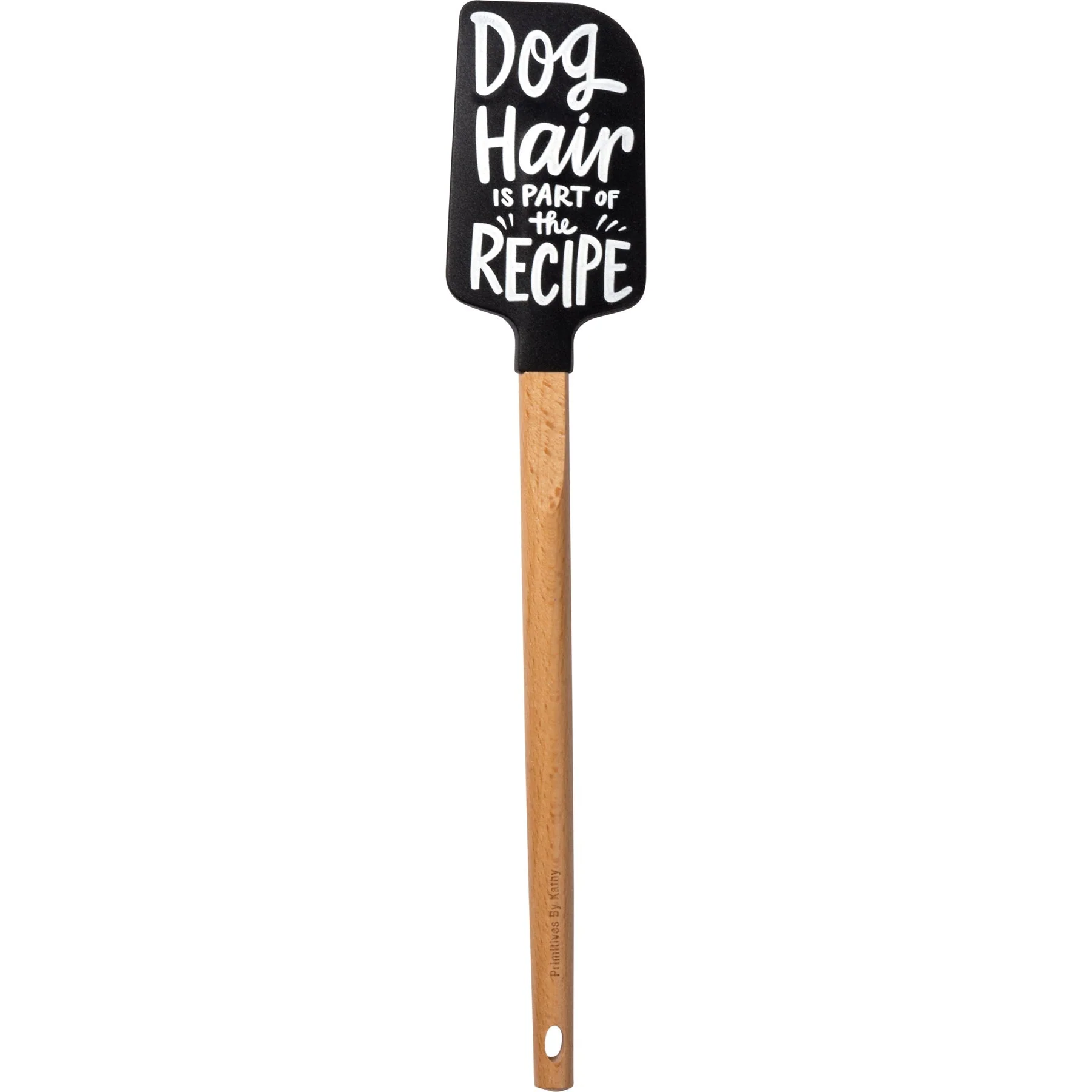 Dog Hair Is Part of The Recipe Spatula With A Wooden Handle - Image 5