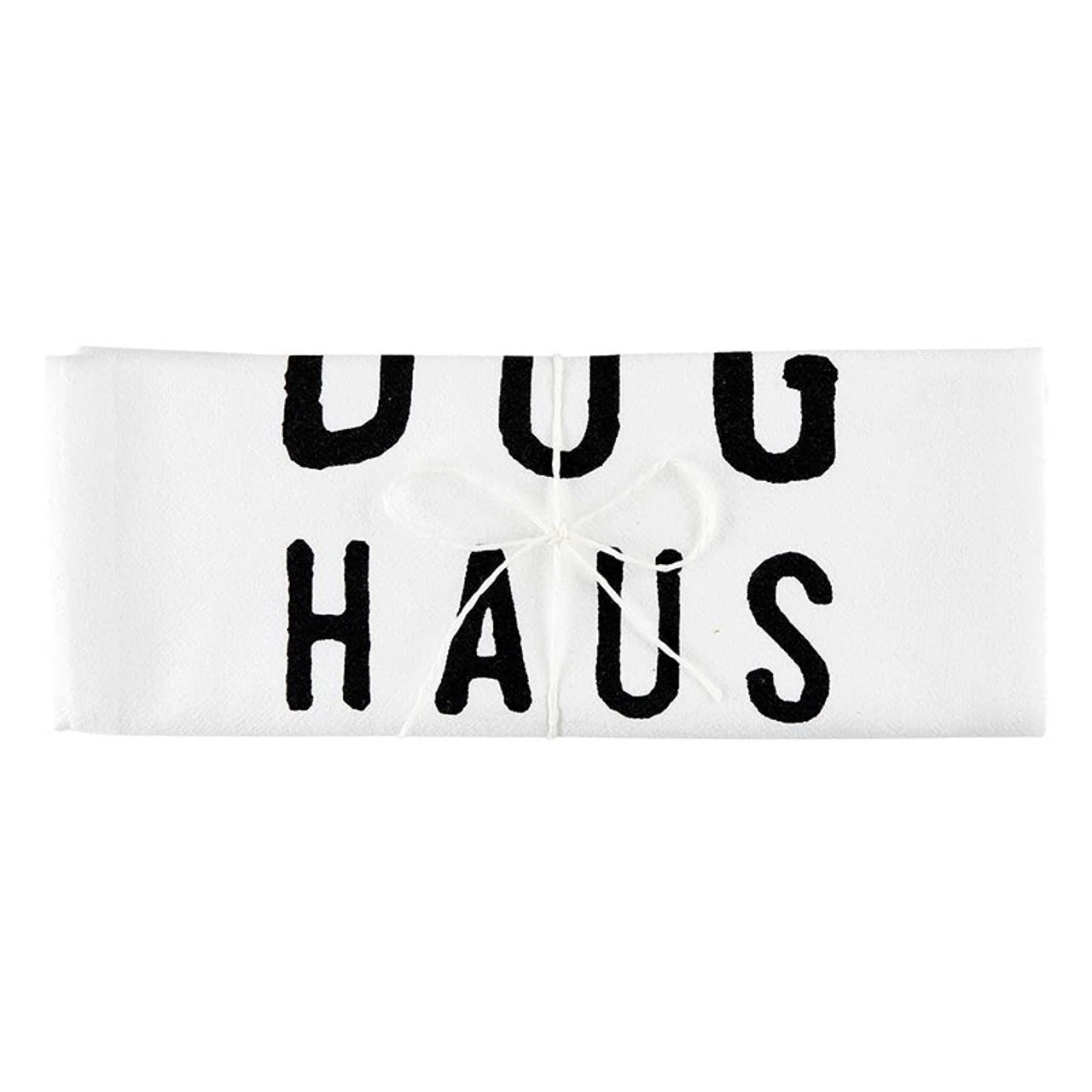 Dog Haus Thirsty Boy Dish Towel | Cotton Flour Sack Kitchen Towel | 30" x 30" - Image 3