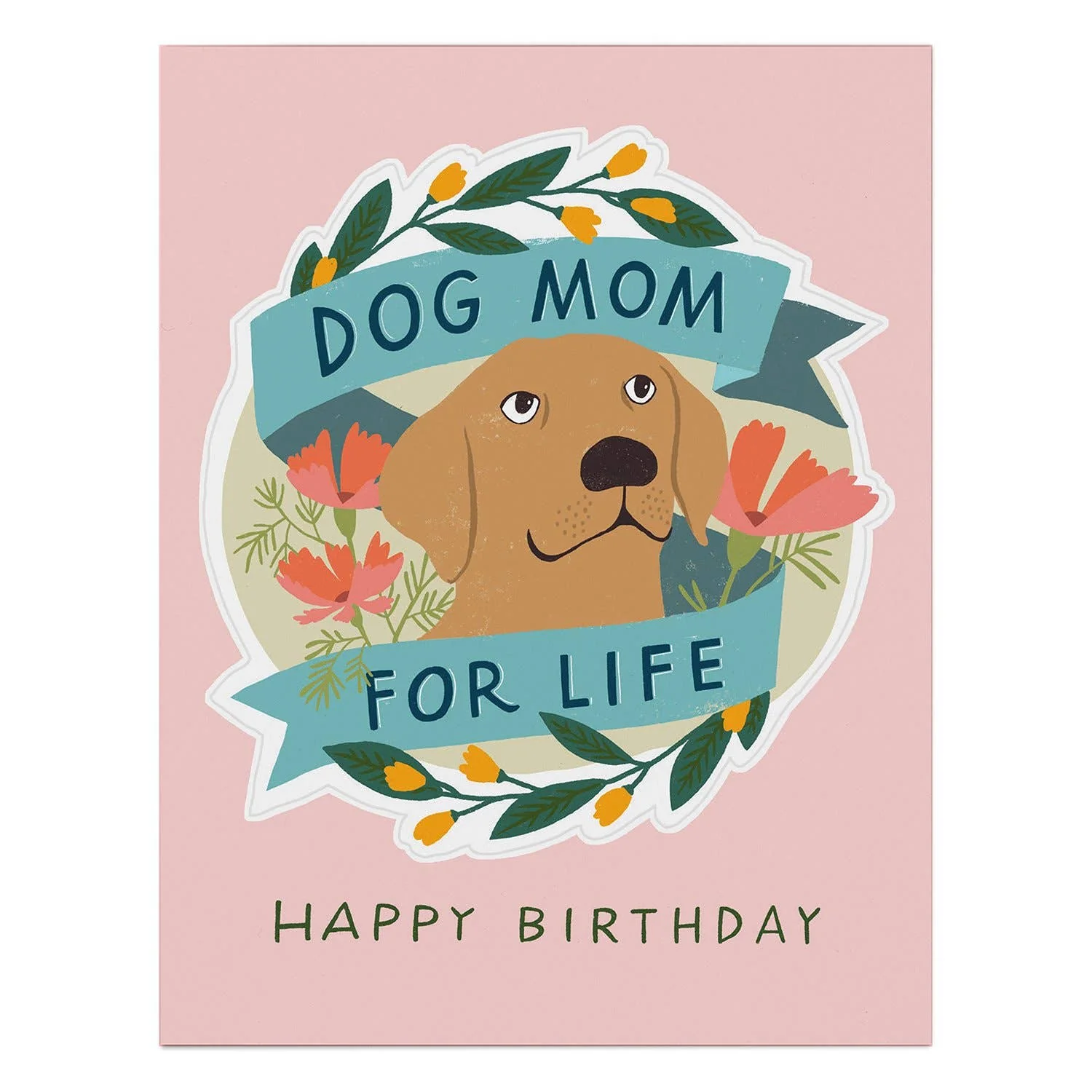 Dog Mom for Life Birthday Sticker Card - Image 3