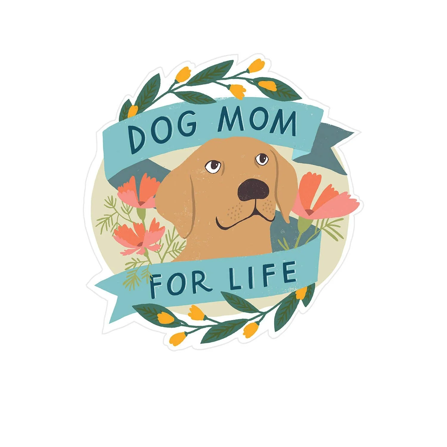 Dog Mom for Life Birthday Sticker Card - Image 4