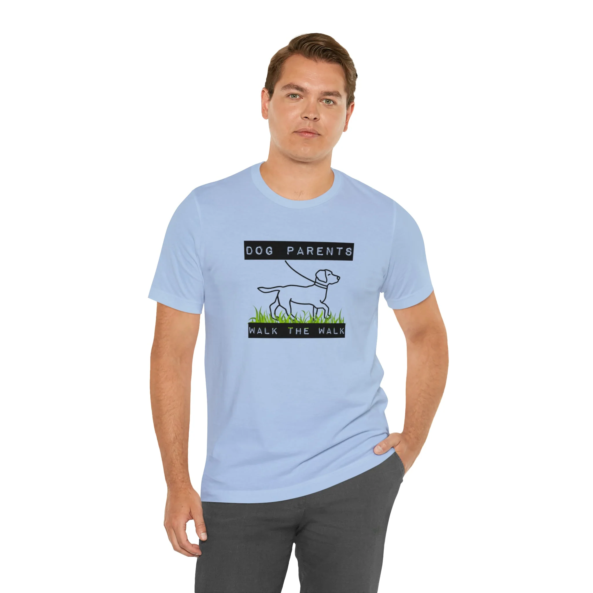 Dog Parents Walk The Walk Unisex Jersey Short Sleeve Tee [Multiple Color Options] - Image 10