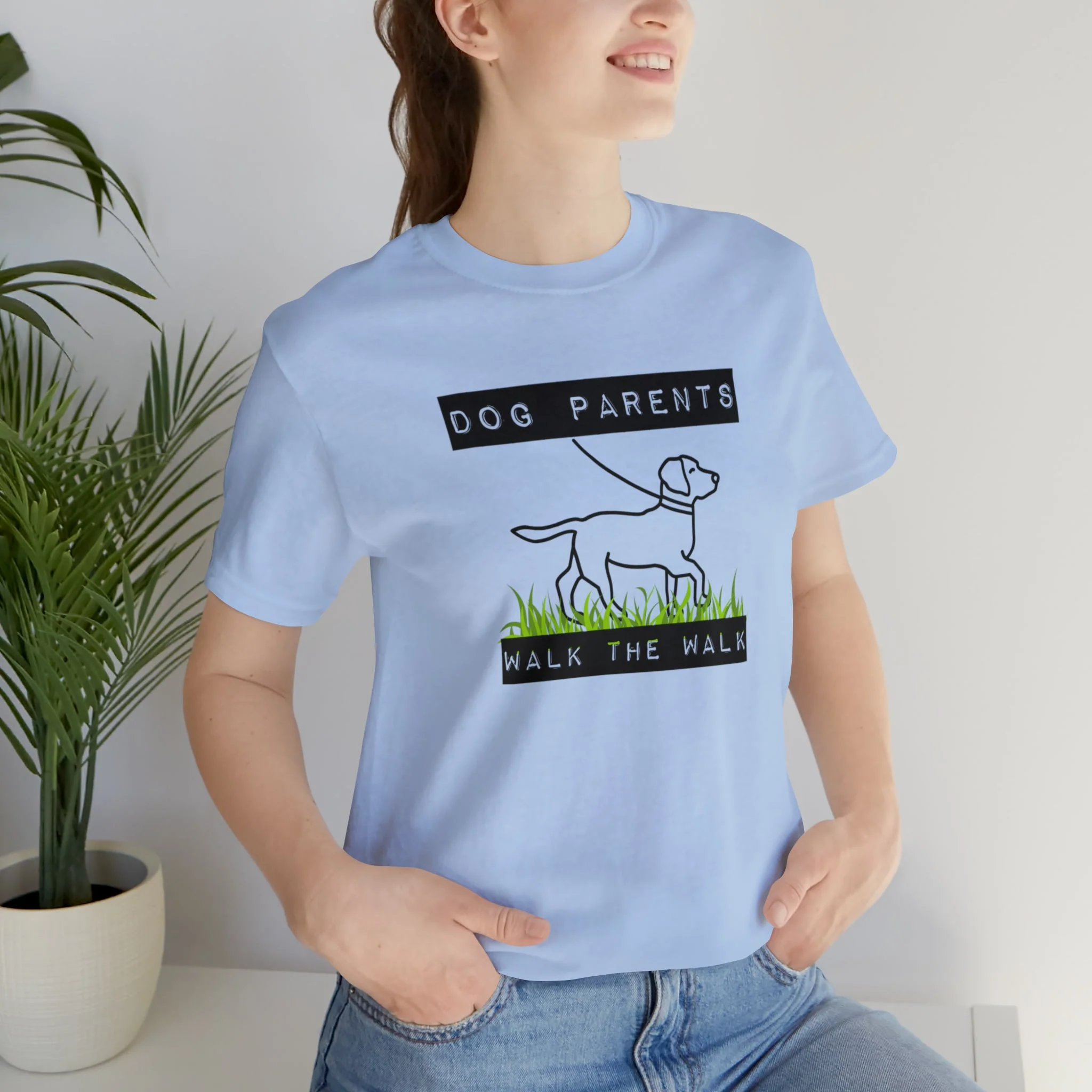 Dog Parents Walk The Walk Unisex Jersey Short Sleeve Tee [Multiple Color Options] - Image 4
