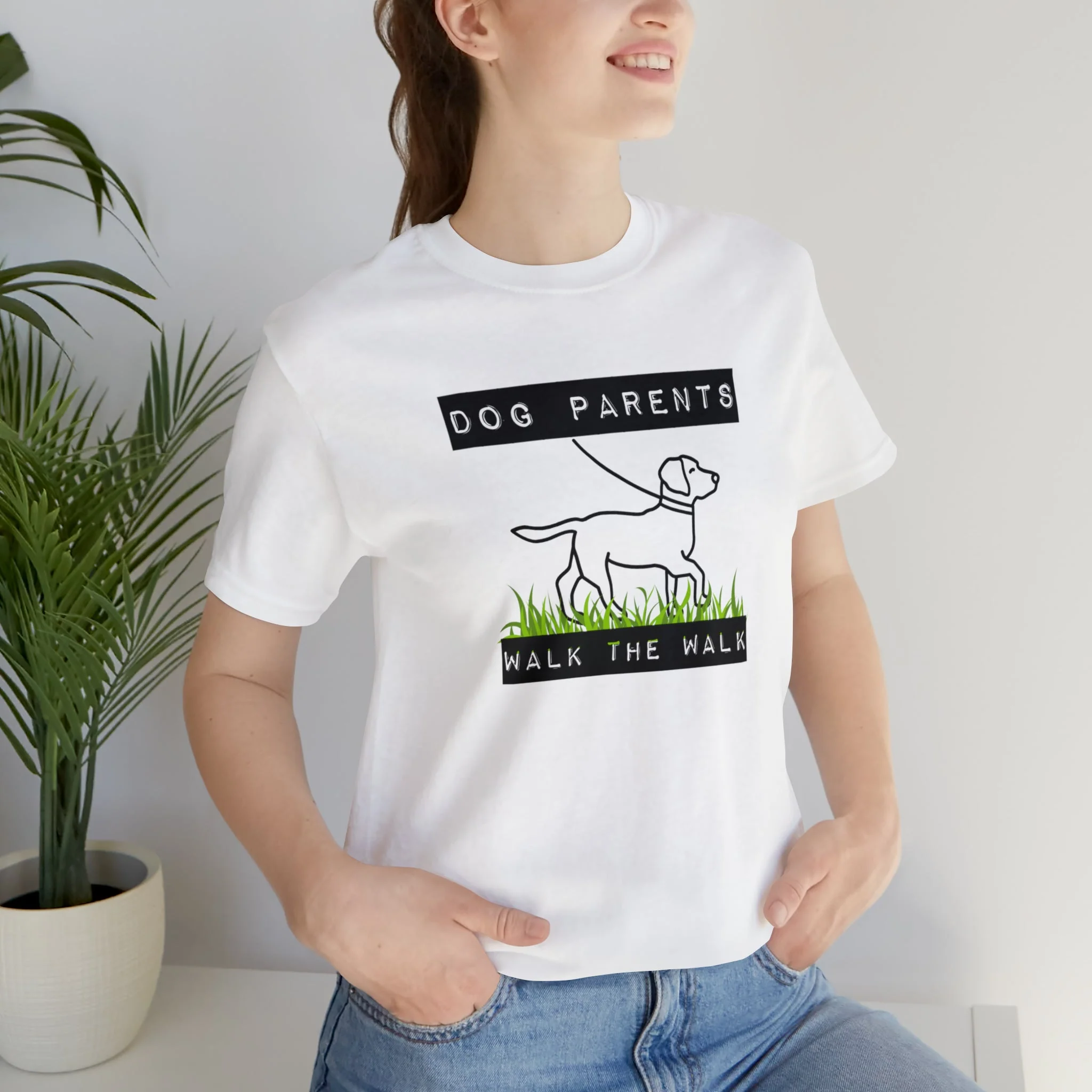 Dog Parents Walk The Walk Unisex Jersey Short Sleeve Tee [Multiple Color Options] - Image 5