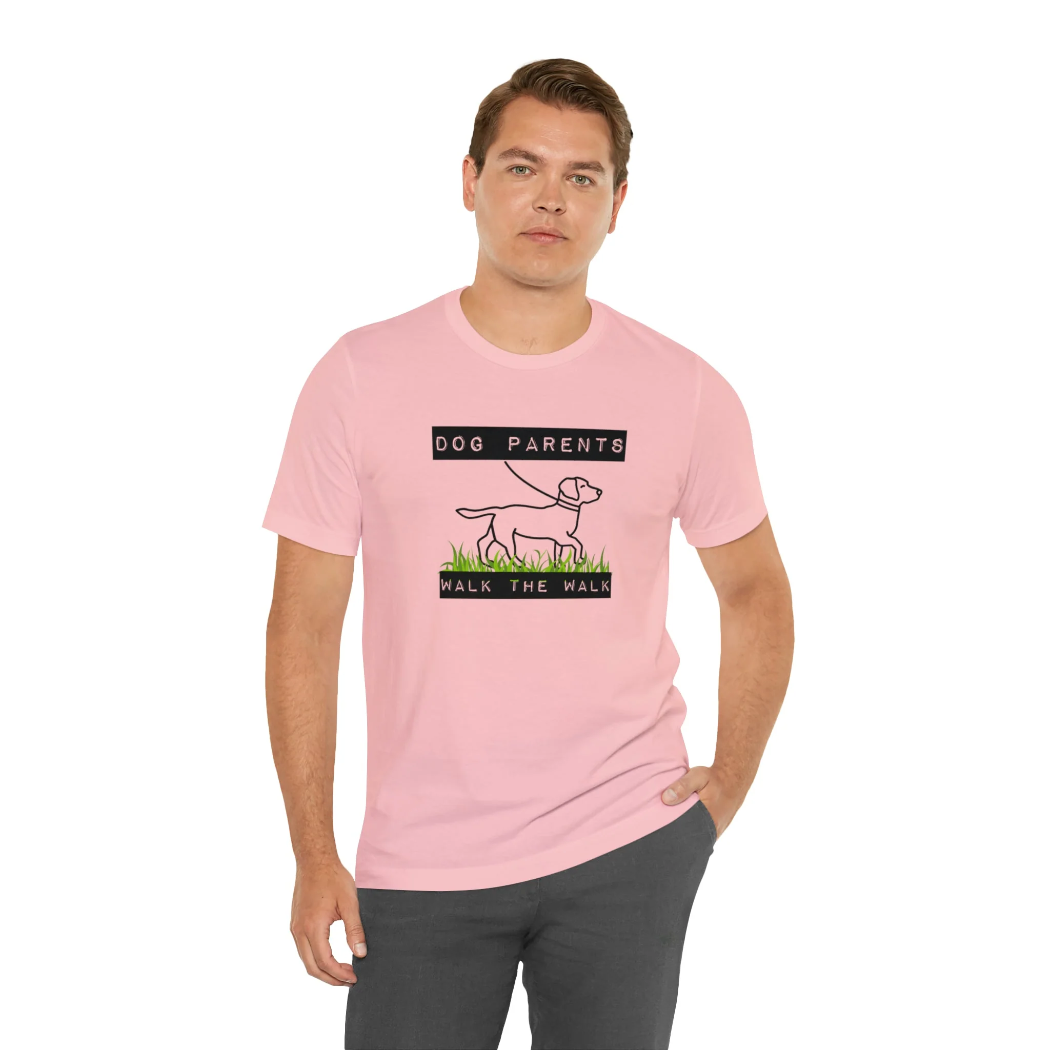 Dog Parents Walk The Walk Unisex Jersey Short Sleeve Tee [Multiple Color Options] - Image 7