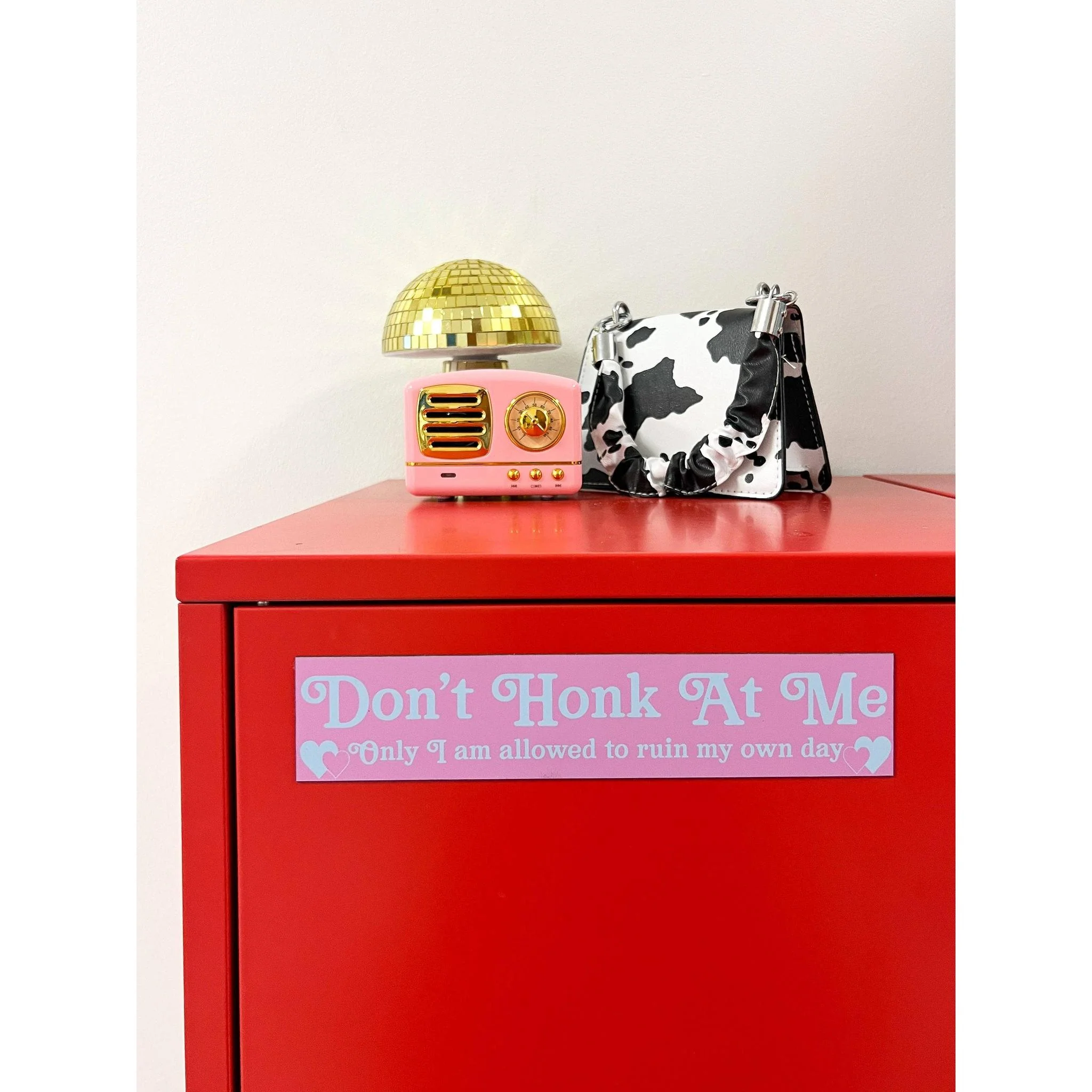 Don't Honk At Me Car Magnet | Weatherproof Vehicle Magnetic Surface Decor | 1.75" x 8.5" - Image 4