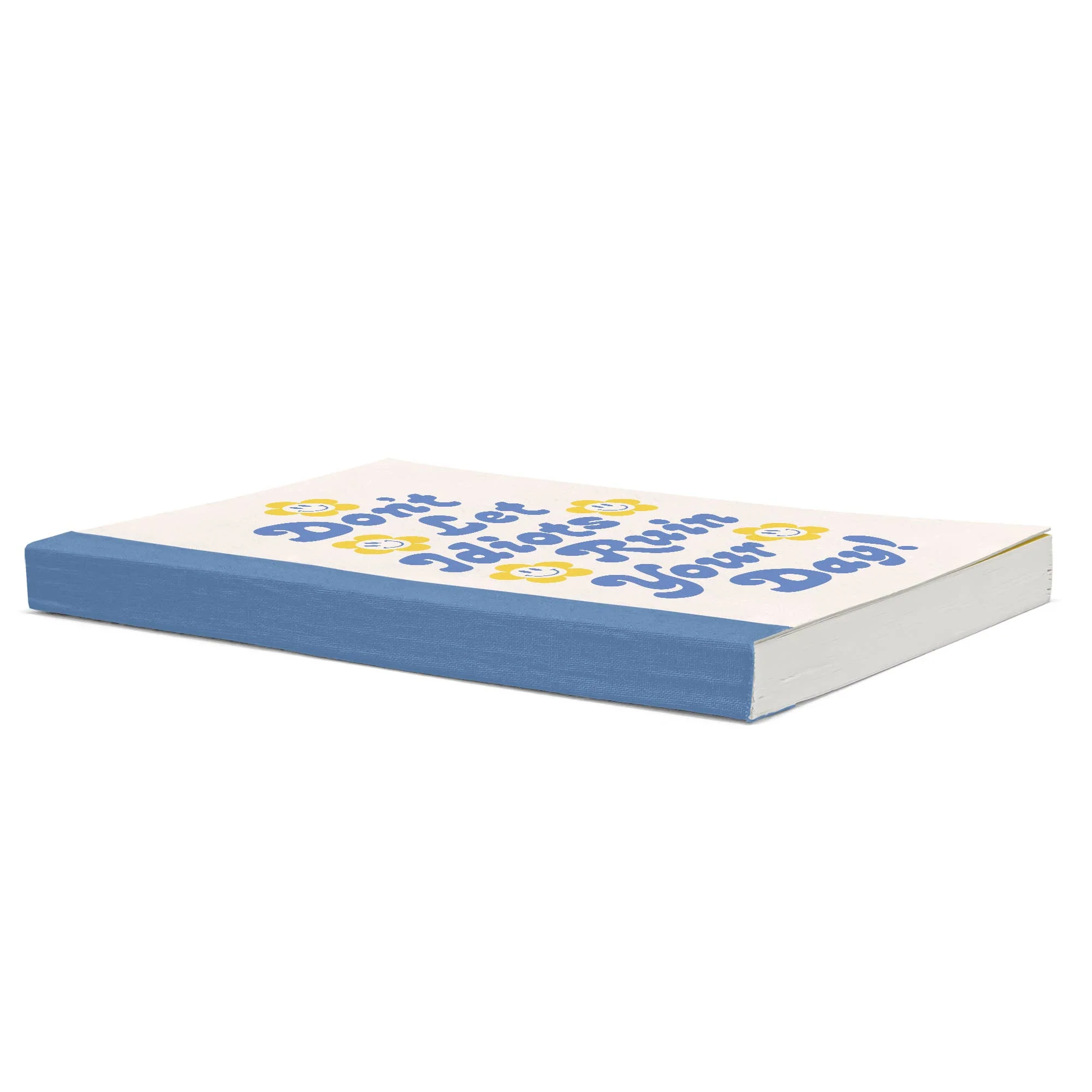Don't Let It Ruin Your Day Artisan Notebook | Smiley Flower Compact-sized Journal | 208 Lined Pages - Image 4