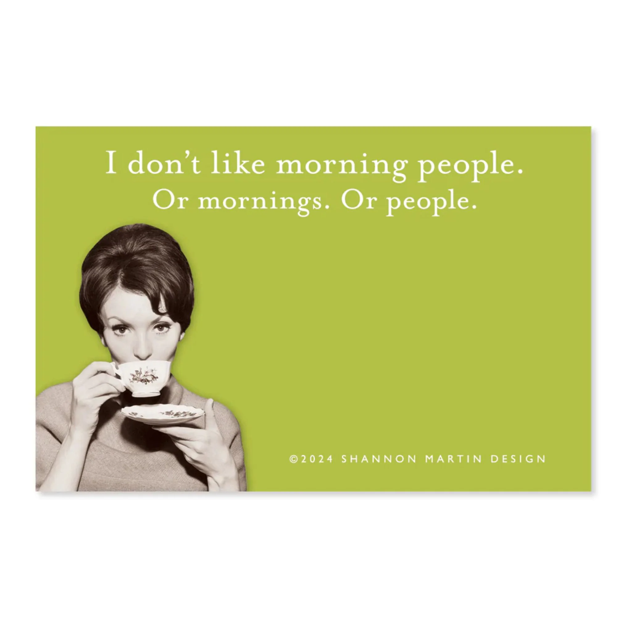 Don't Make Me Repeat Myself, I Don't Like Morning People, Horrible Idea Sticky Notes Set Memo Pads Strong Adhesive | 2-7/8 x 4-3/8 inches | Pack of 3 - Image 3