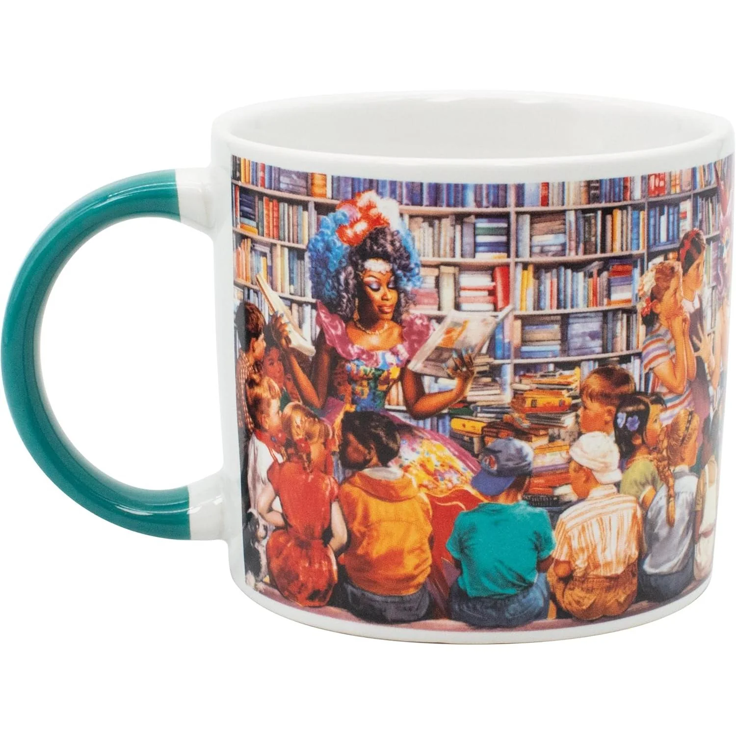 Drag Story Hour Mug | Queens Ceramic Tea Coffee Cup LGBTQ+ Pride | 14oz - Image 2